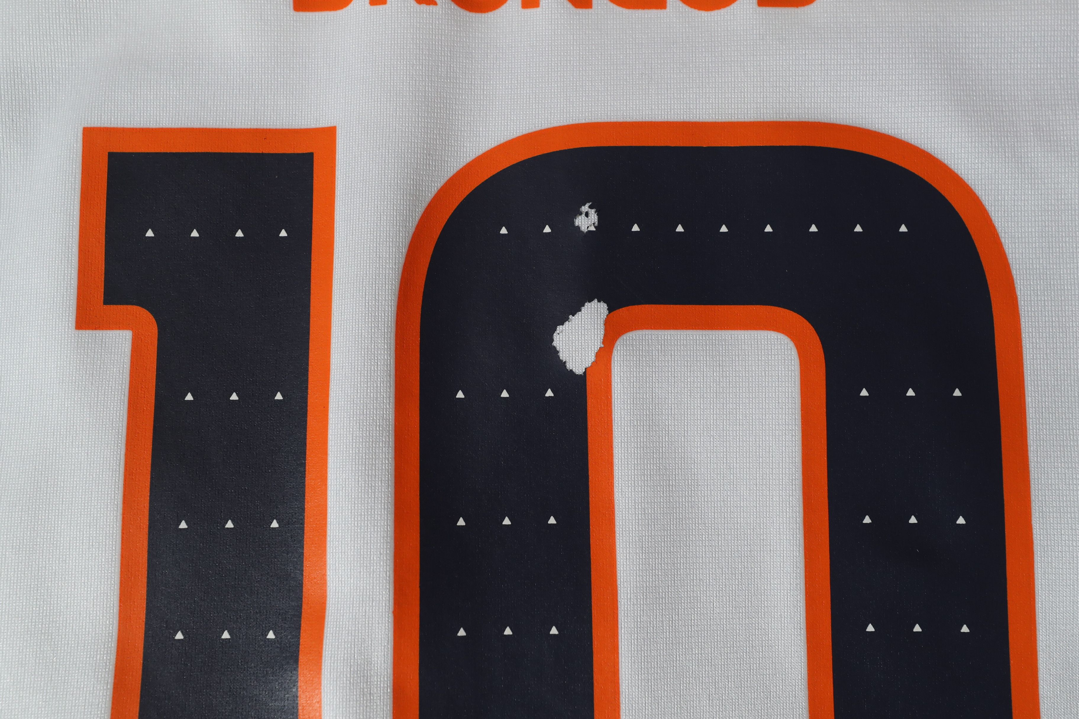 NFL Bo Nix Denver Broncos White Away 2024 Jersey (M) Size US M / EU 48-50 / 2 - 6 Thumbnail