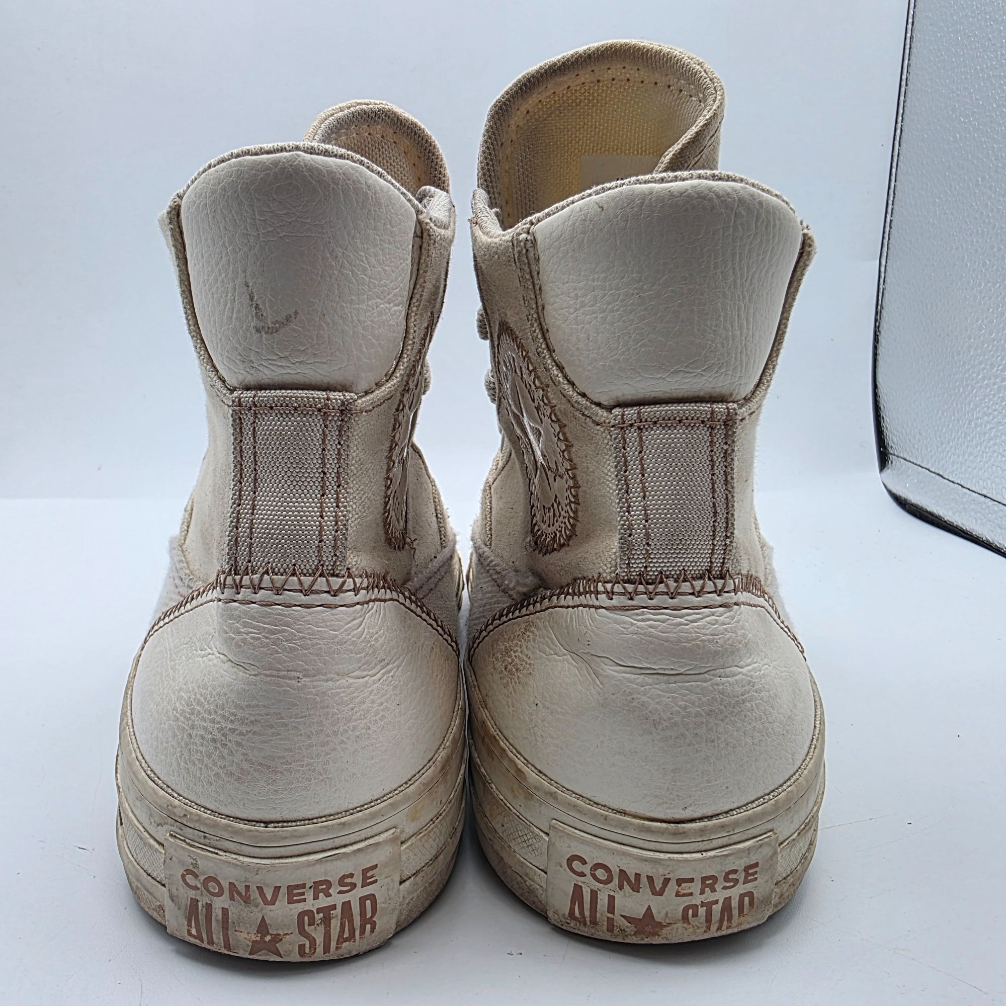 Converse Converse Chuck Taylor Patchwork Womens Size 7 White Sneaker Size US 7 / IT 37 - 5 Thumbnail