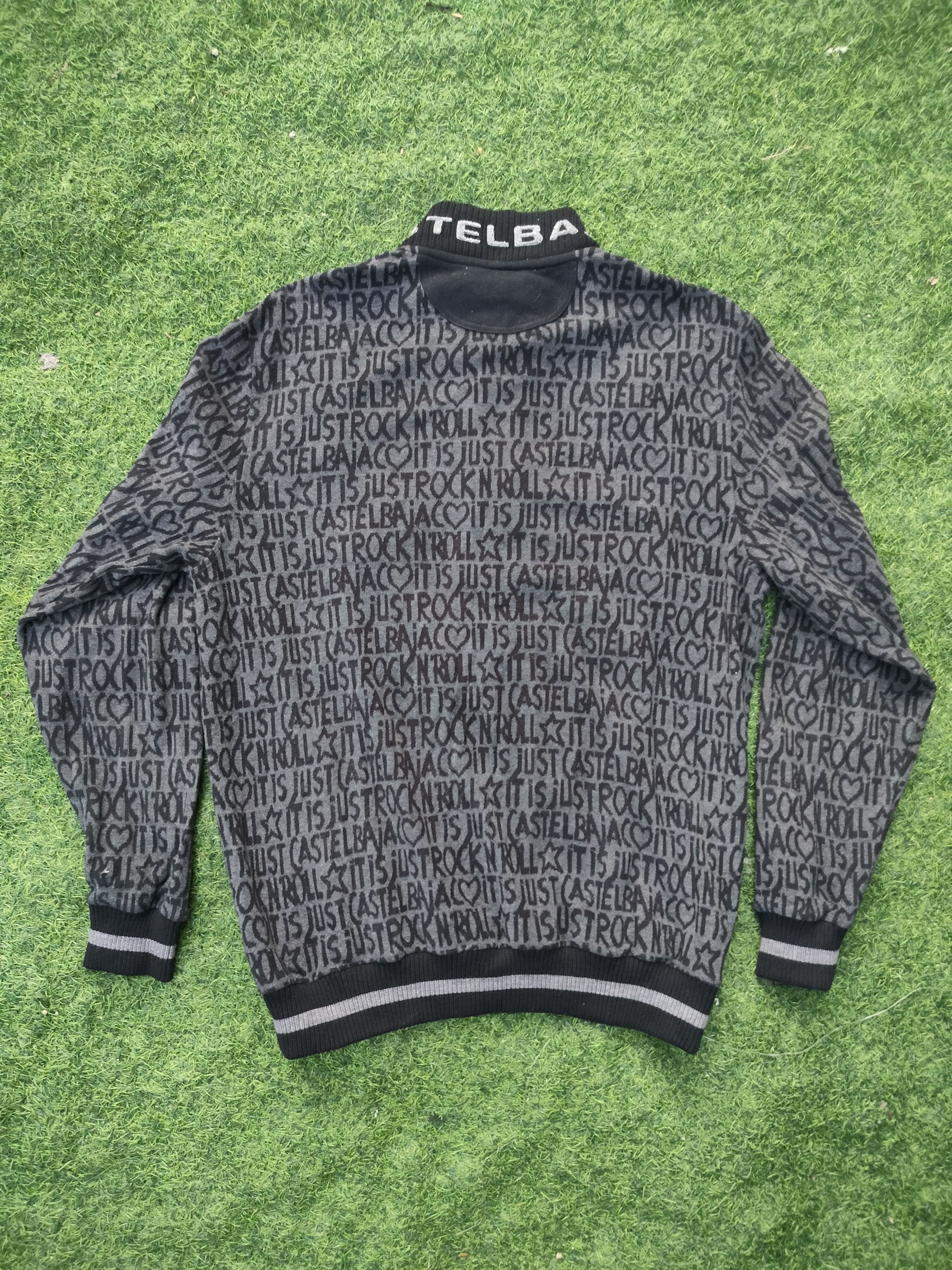 Japanese Brand CASTELBAJAC FULL PRINT HALF ZIPPER SWEATSHIRT Size US L / EU 52-54 / 3 - 10 Thumbnail