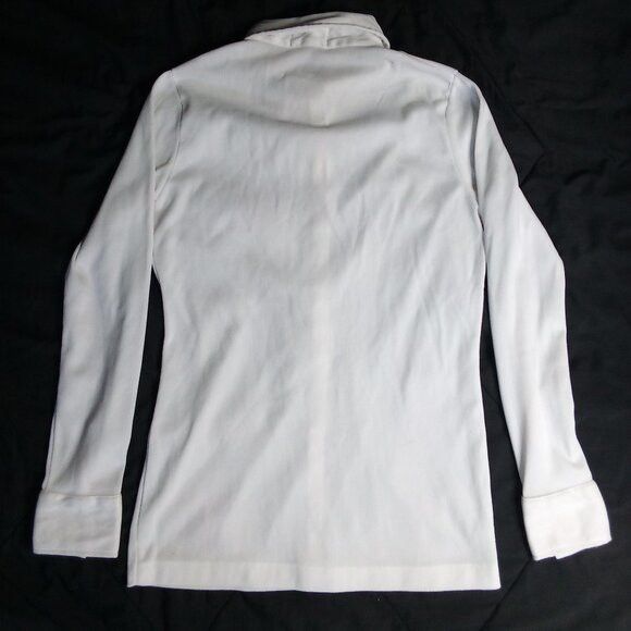 Other Vintage La Scala Polyester Disco Shirt White Size L / US 10 / IT 46 - 5 Thumbnail