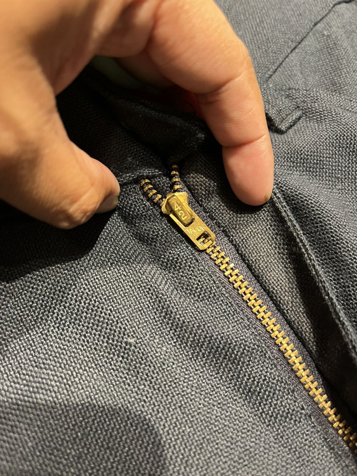 Levi's Vintage 70s Levi’s Sta-Prest Big E Gold Tag Talon Zip Size US 34 / EU 50 - 5 Thumbnail