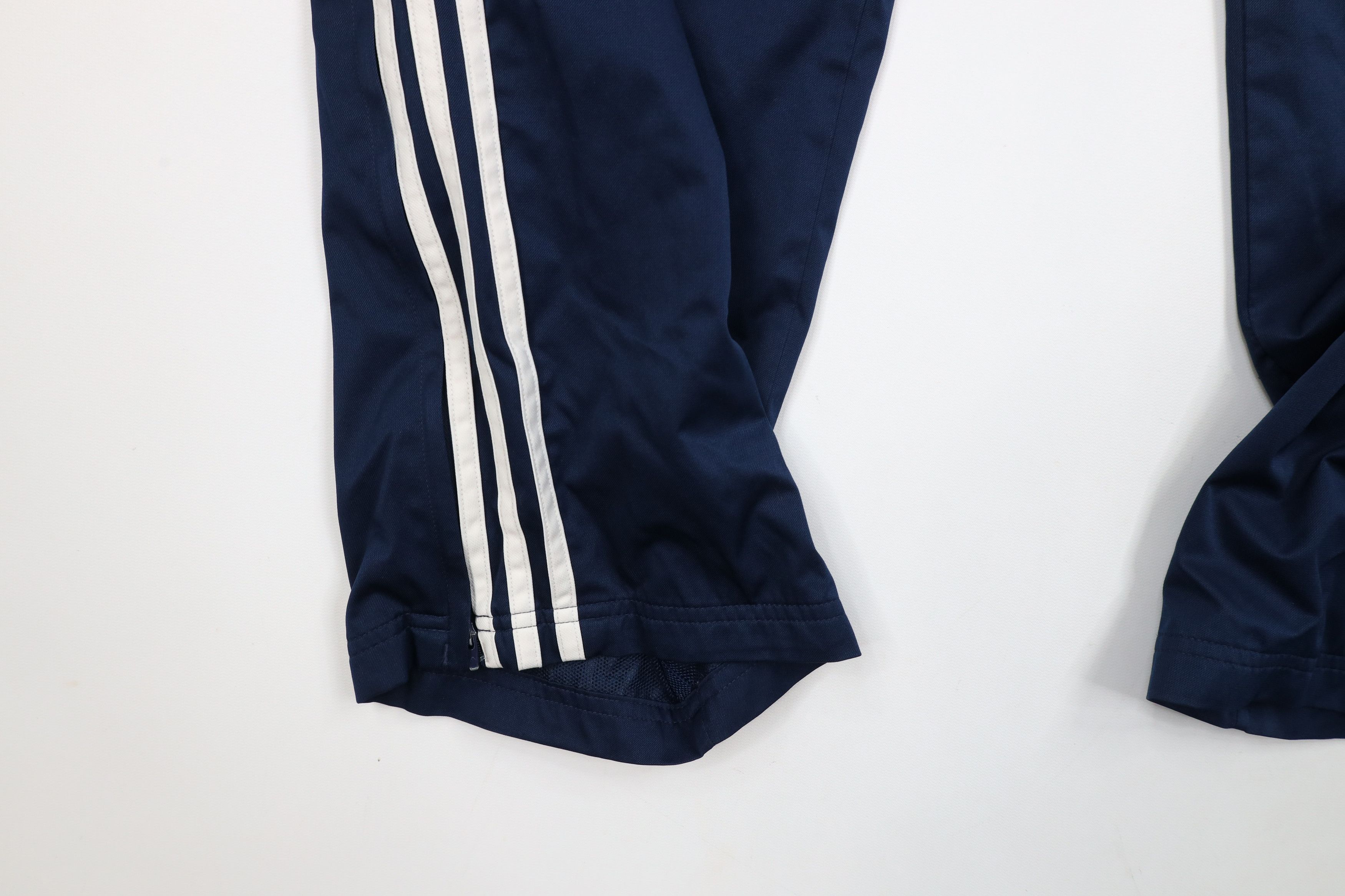 Adidas × Vintage Vintage Y2K Adidas Striped Lined Wide Leg Windbreaker Pants Size US 40 / EU 56 - 6 Thumbnail