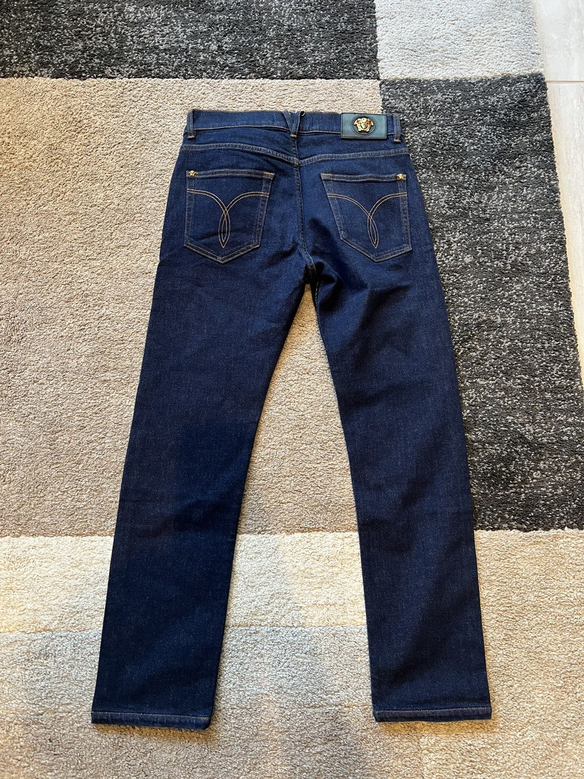 Versace Versace Mens Jeans Blue Wash Taylor Fit Size US 31 - 3 Thumbnail