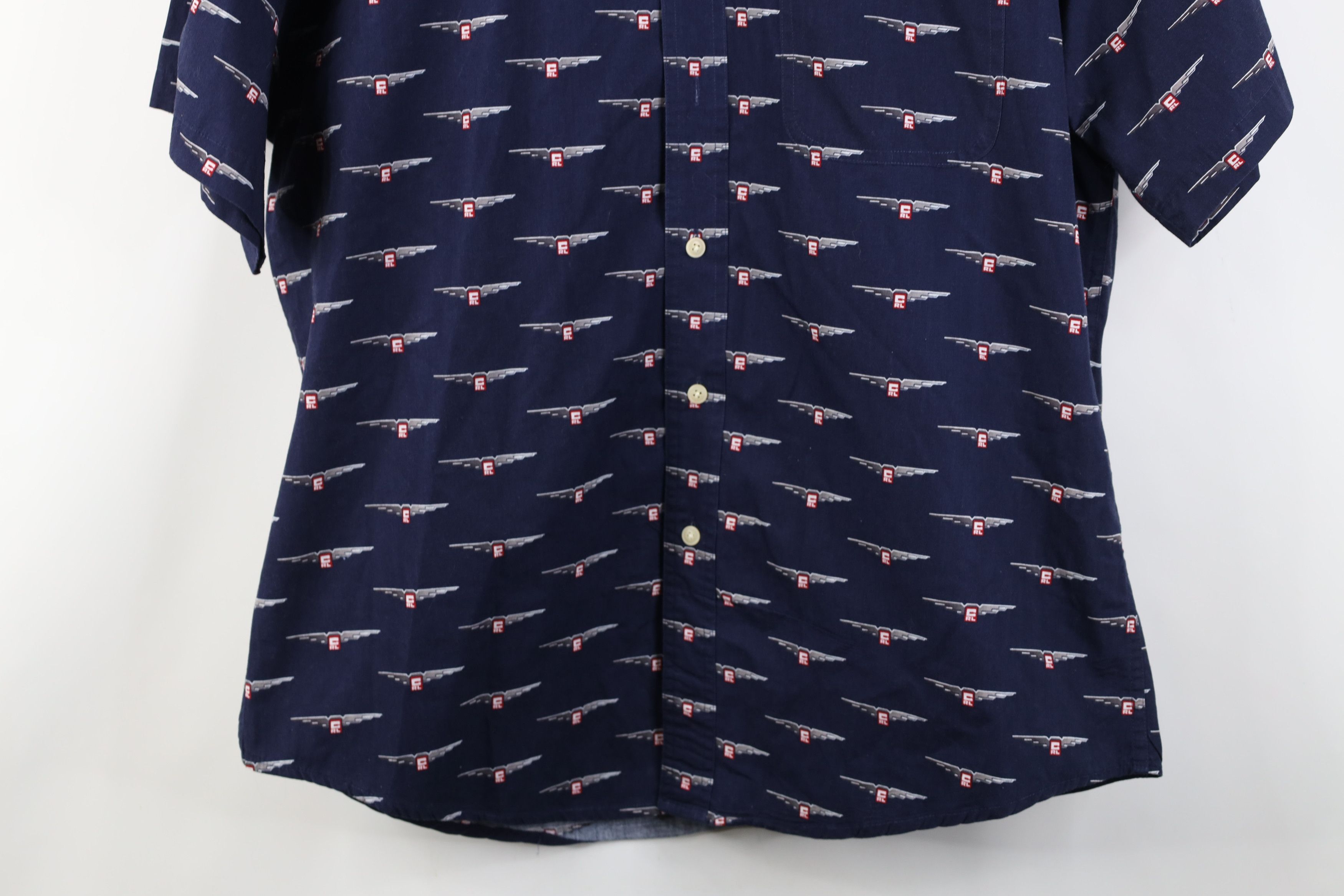 Ralph Lauren Vintage 90s Chaps Ralph Lauren All Over Print Button Shirt Size US L / EU 52-54 / 3 - 3 Thumbnail