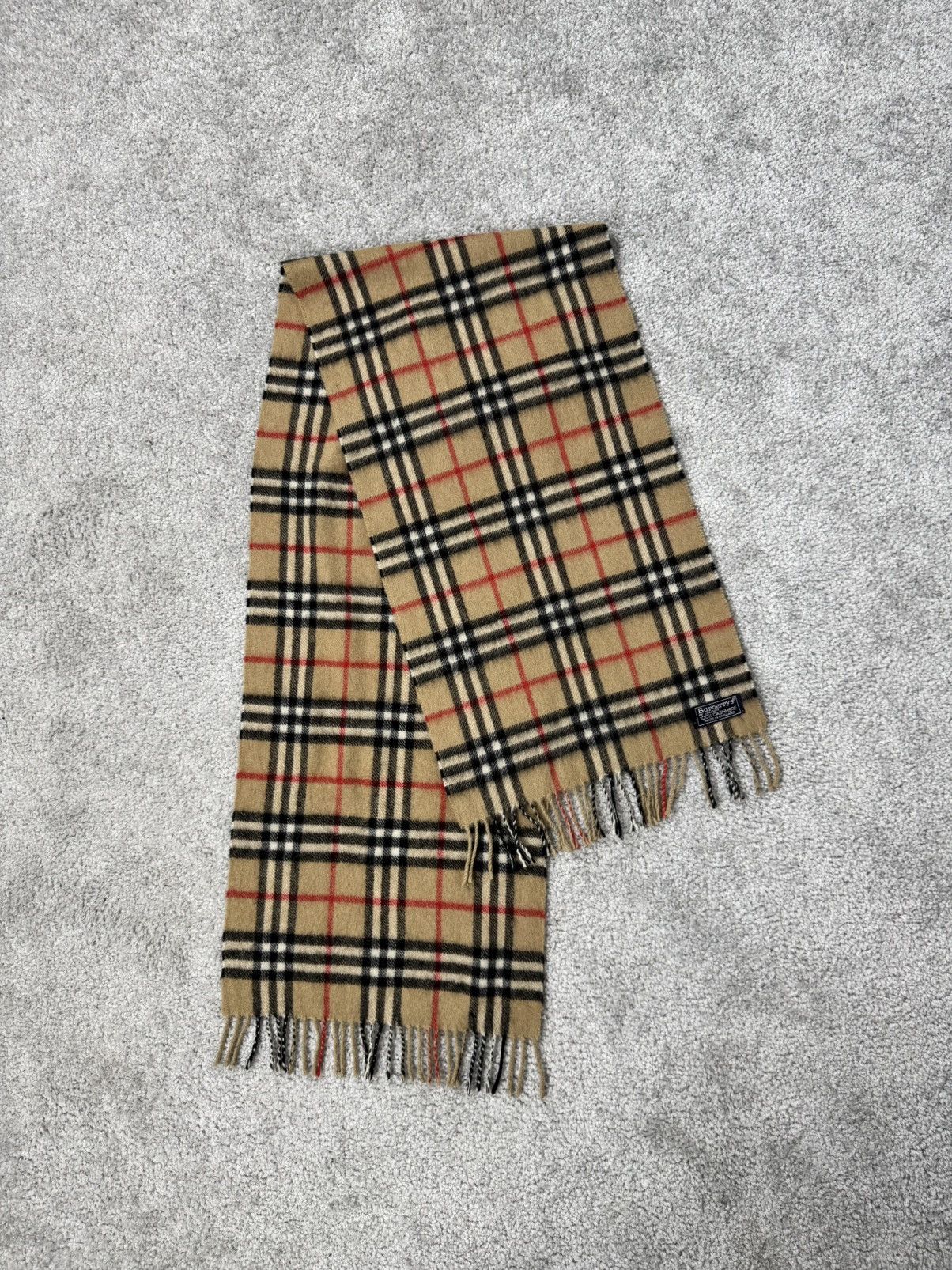 Burberry Vintage Burberry's London Cashmere Scarf Nova Check Stripes Size ONE SIZE - 2 Thumbnail