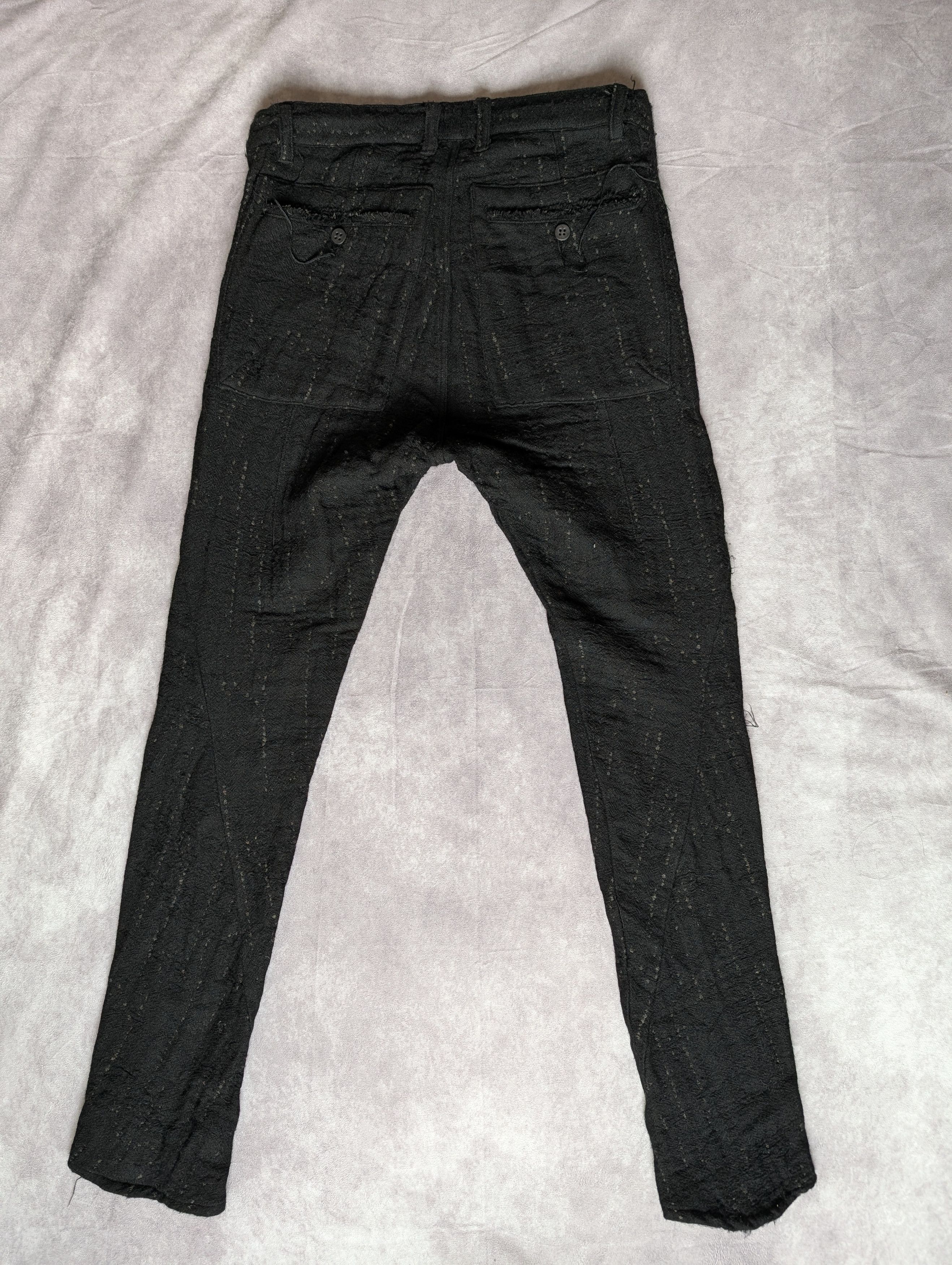 D.Hygen Double Weave Crush Jacquard Open Hem Slim Pants Size US 31 - 2 Thumbnail