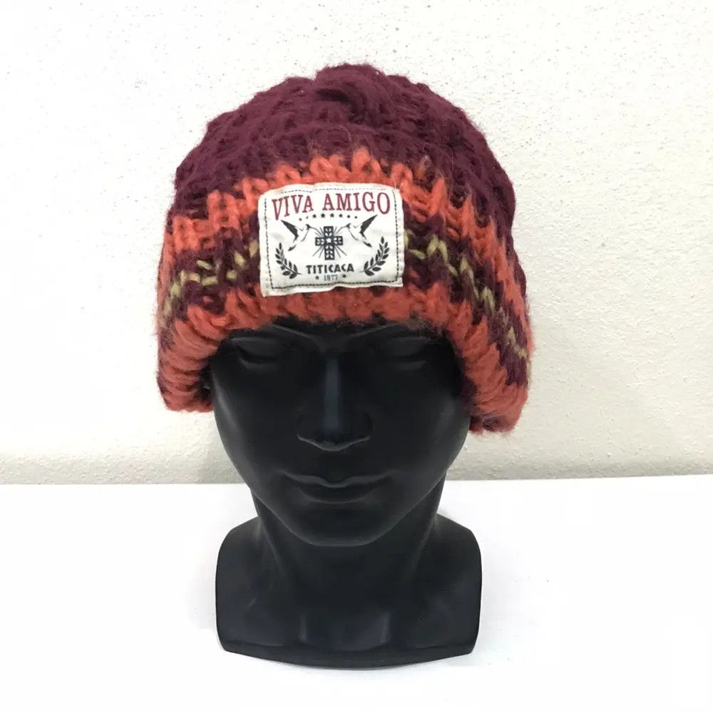 Japanese Brand Titicaca Knit Beanie Hat Size ONE SIZE - 2 Thumbnail
