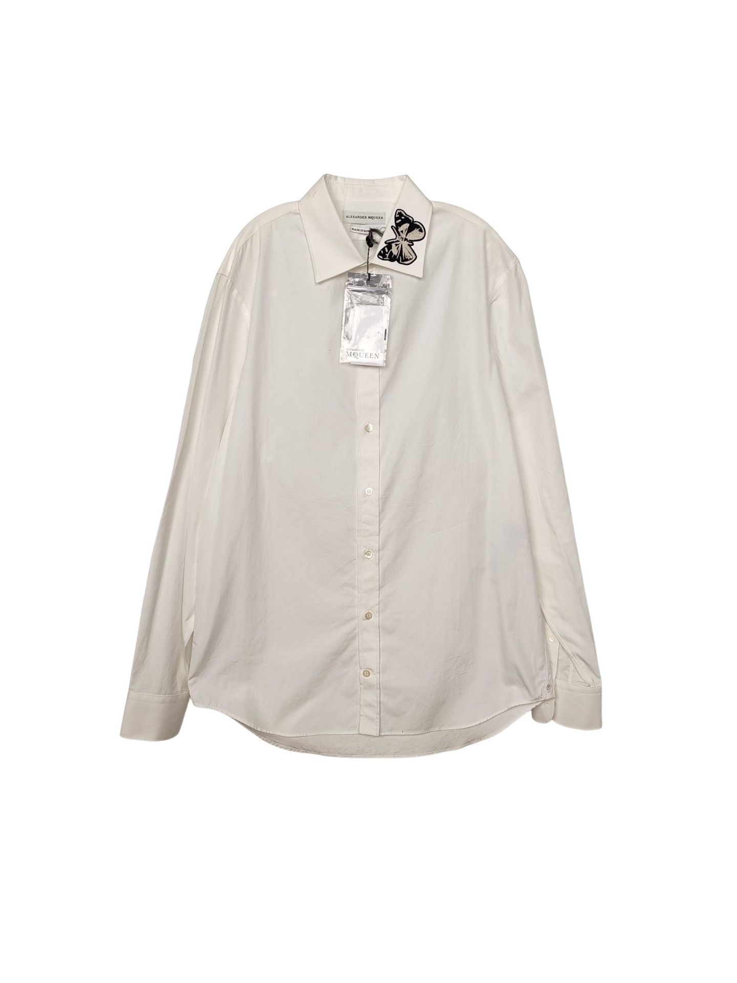Alexander McQueen Alexander McQueen Butterfly Embroidered Shirt Size M Size US M / EU 48-50 / 2 - 1 Thumbnail