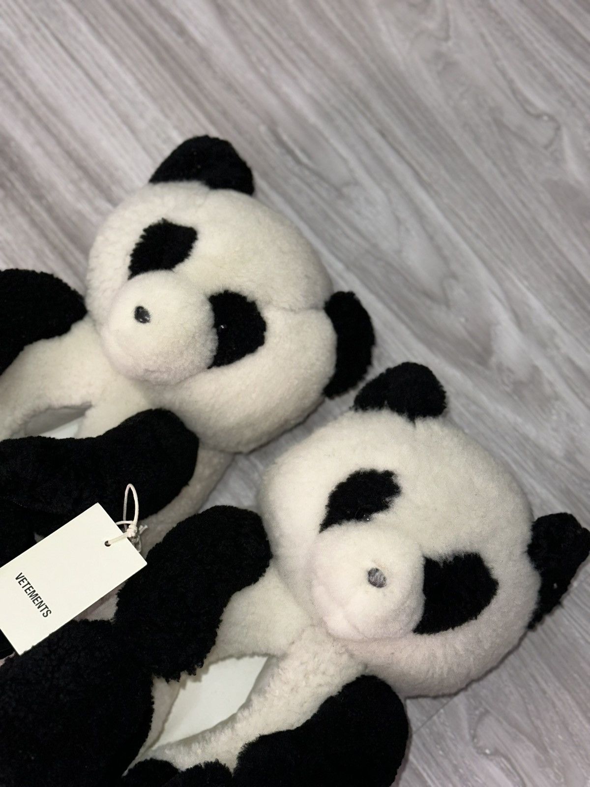 Vetements Vetements FW21 Oversized PandaBear Shearling Loafers (41/42) Size US 8.5 / EU 41-42 - 2 Thumbnail