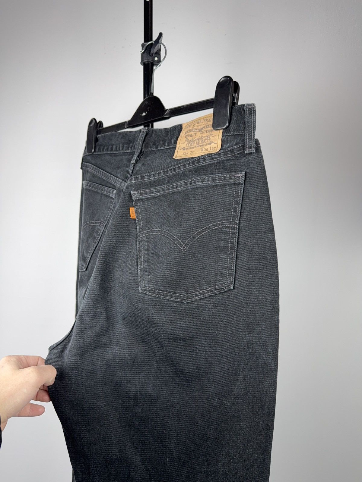 Vintage Vintage 90s Custom Chrome Hearts Style Cross Denim Jeans Size US 33 - 16 Thumbnail