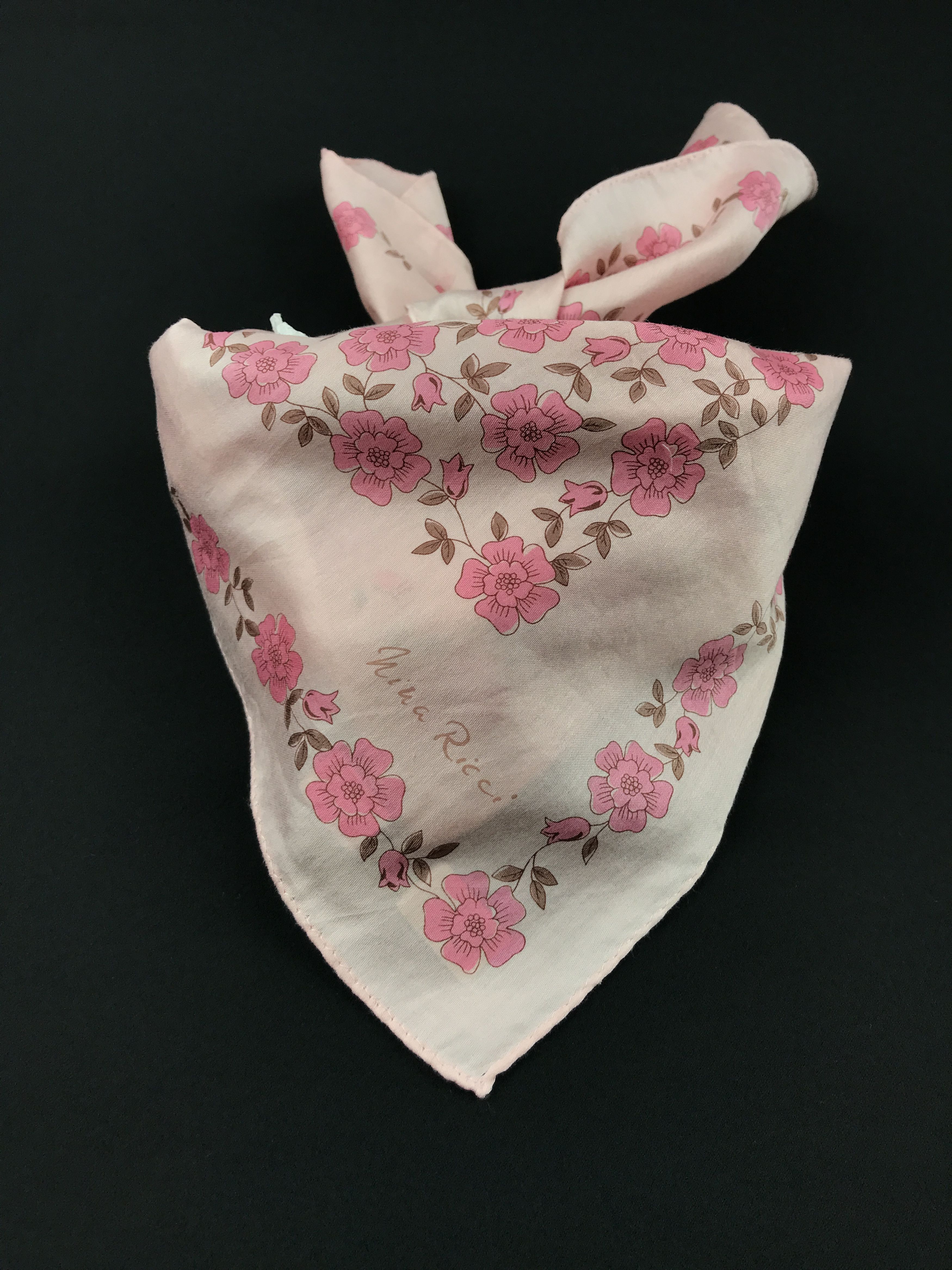 Designer × Japanese Brand × Vintage Vintage Nina Ricci Bandana Neckerchief Handkerchief Size ONE SIZE - 3 Thumbnail