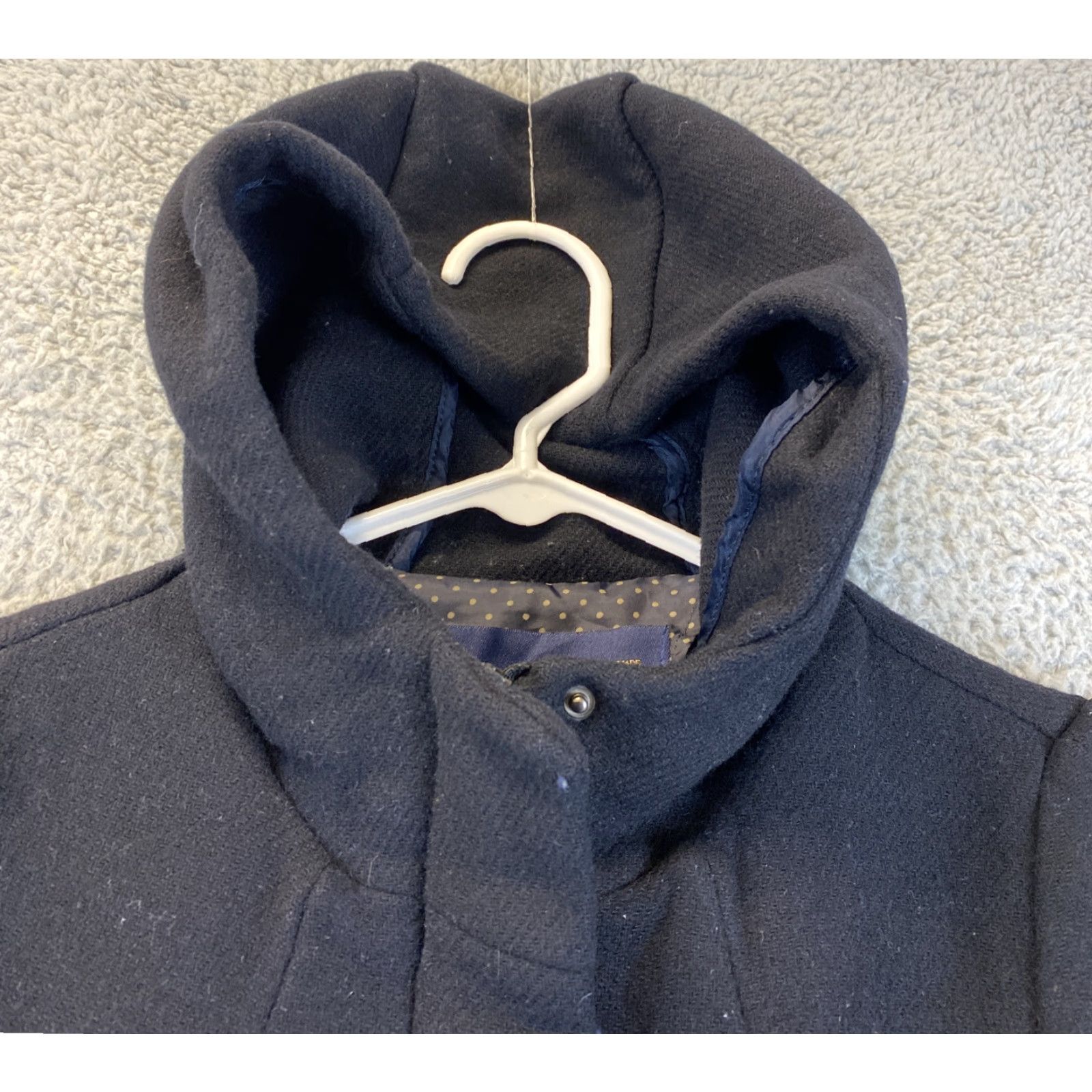 Zara VINTAGE Zara Women Jacket Short Wool Cashmere Blend Zip Outwear Black XS Women 2010s Coat Size 26" / US 2 / IT 38 - 3 Thumbnail