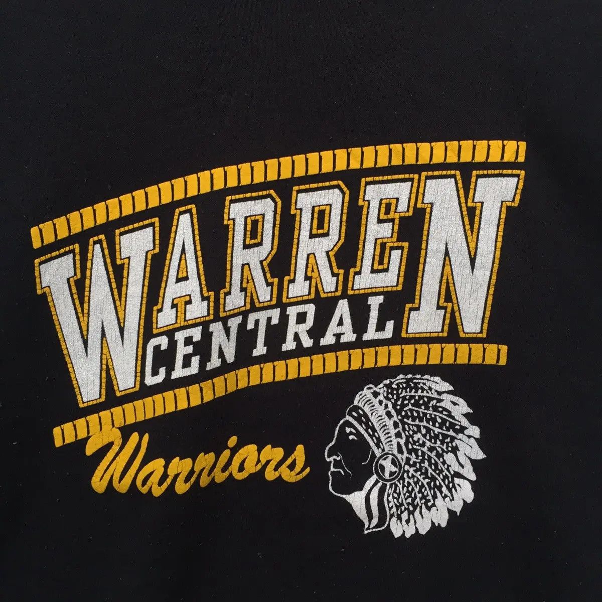 Vintage Vintage 90s Warren Central Warrior by Jerzees Sweatshirt | M Size US M / EU 48-50 / 2 - 3 Thumbnail