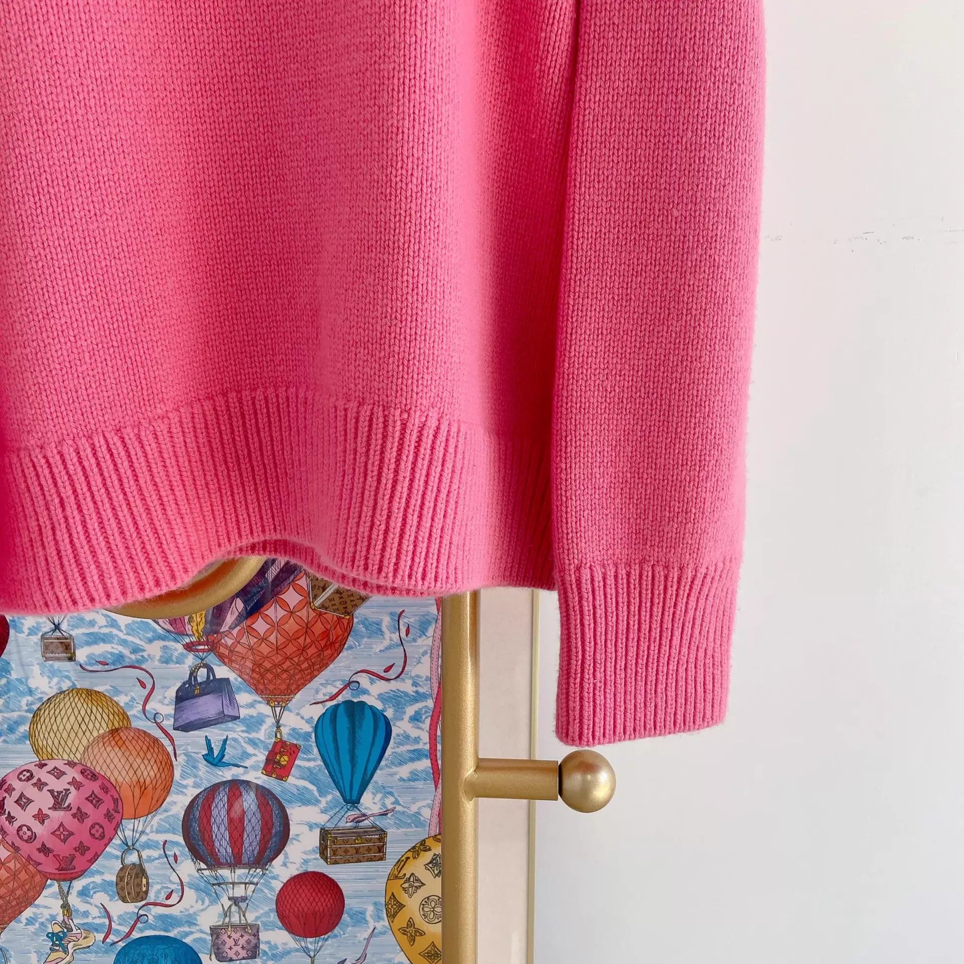 Celine Celine Pink Turtleneck Knit Top XS Size XS / US 0-2 / IT 36-38 - 4 Thumbnail
