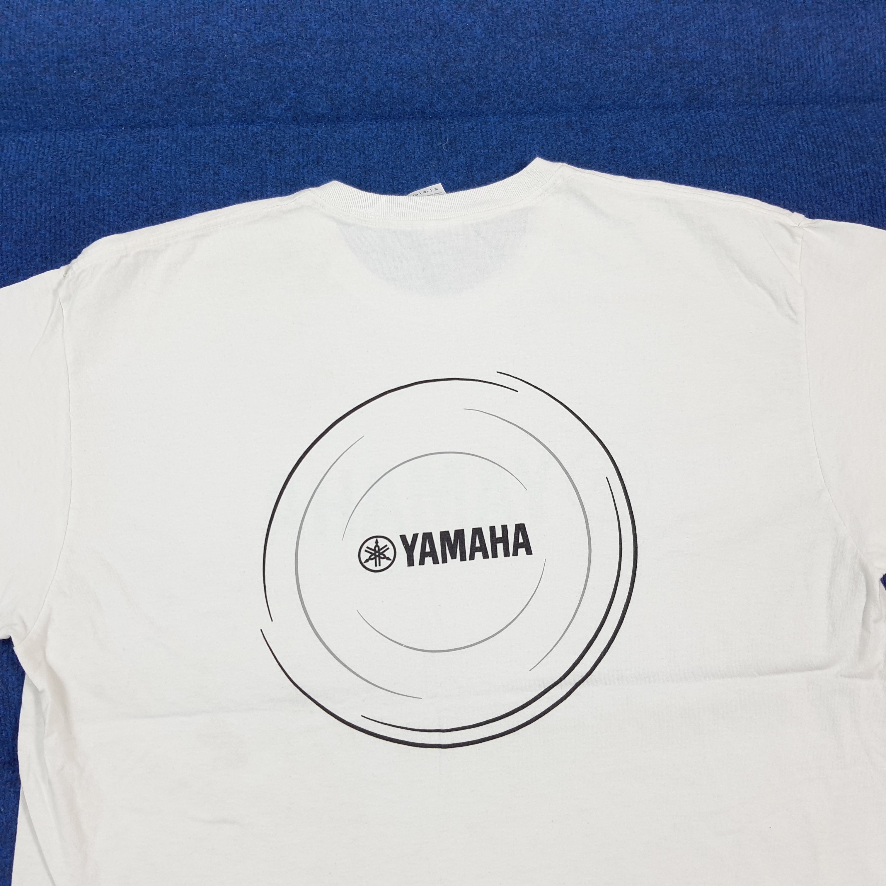 Yamaha Vintage YAMAHA Japan Motorsports Tshirt C301N70 Size US XL / EU 56 / 4 - 4 Thumbnail