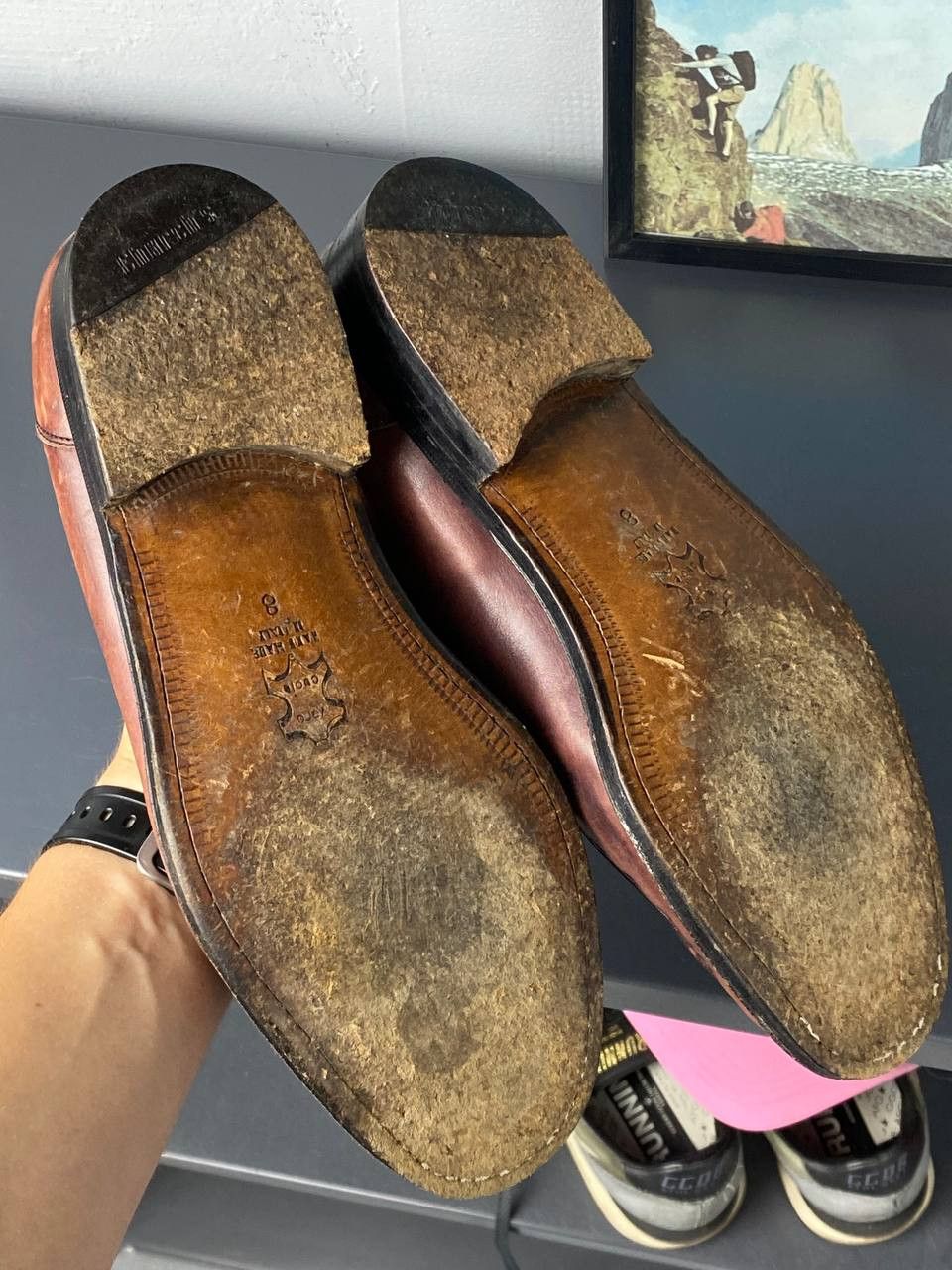 Church's Handmade Churchs gold horsebit loafers, Made in Italy Size US 8 / EU 41 - 13 Thumbnail