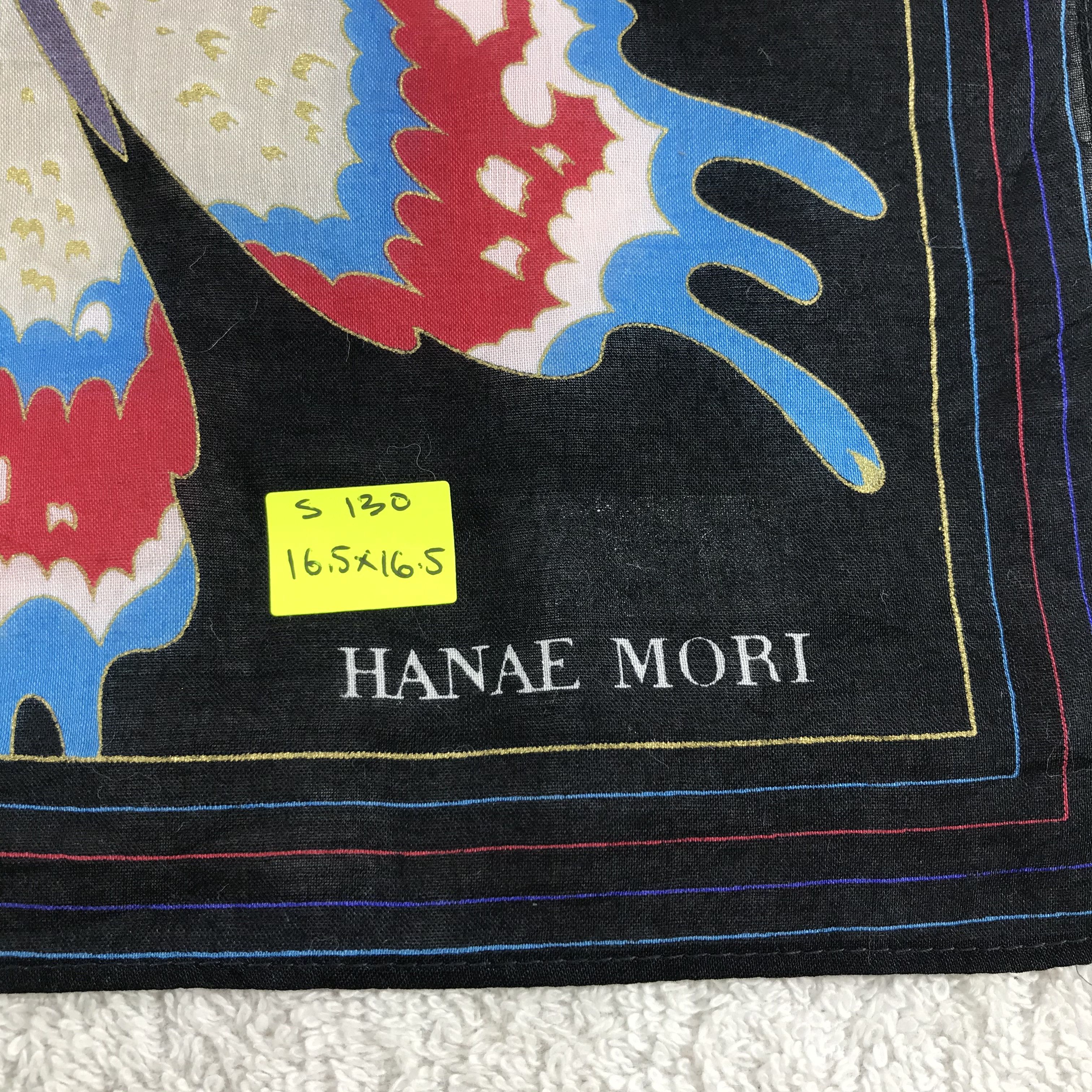 Hanae Mori × Vintage Hanae Mori Bandana / Handkerchief / Neckerchief - S130 Size ONE SIZE - 5 Thumbnail