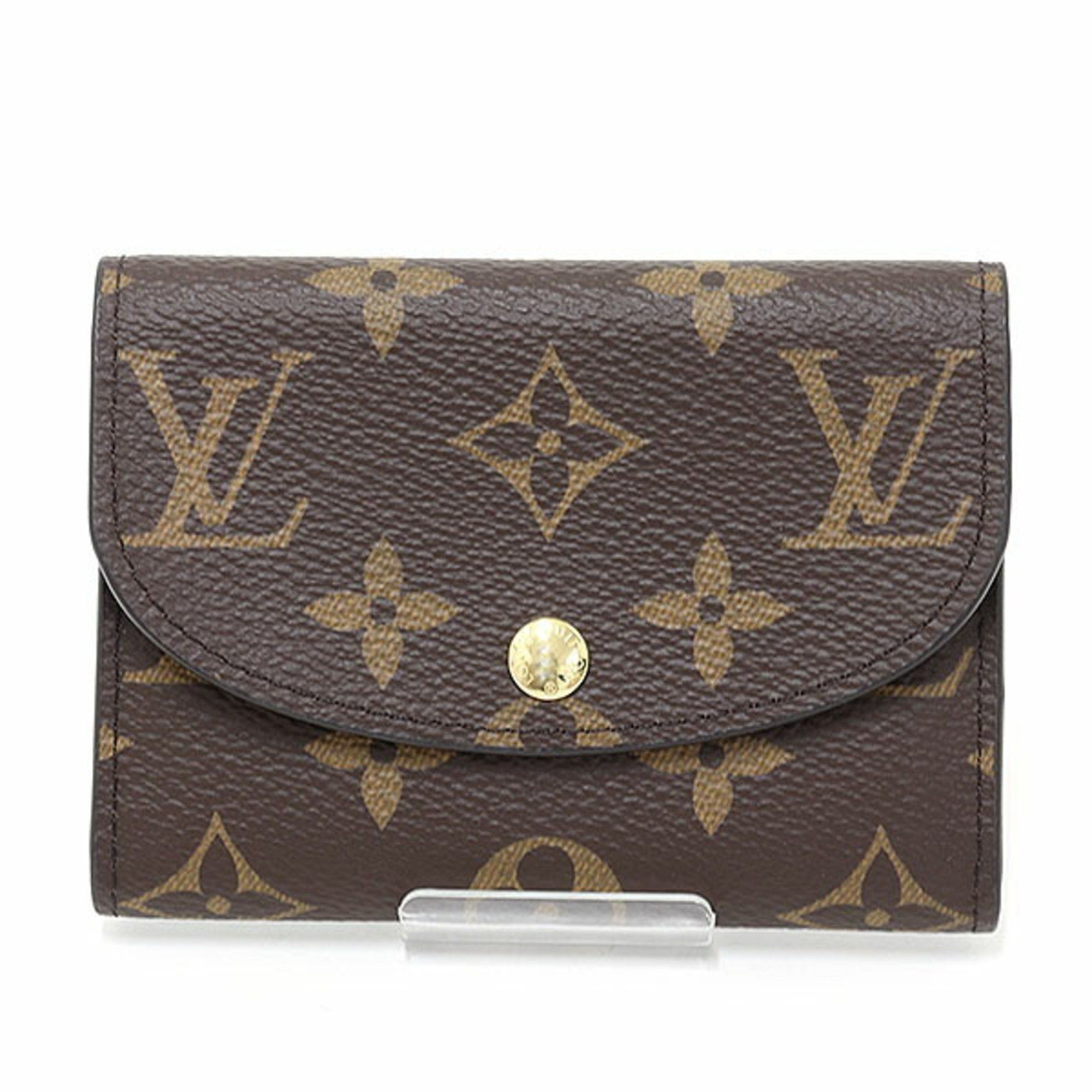 image of Louis Vuitton Portomone Rosali Monogram Fuchsia M41939 Bifold Wallet, Women's