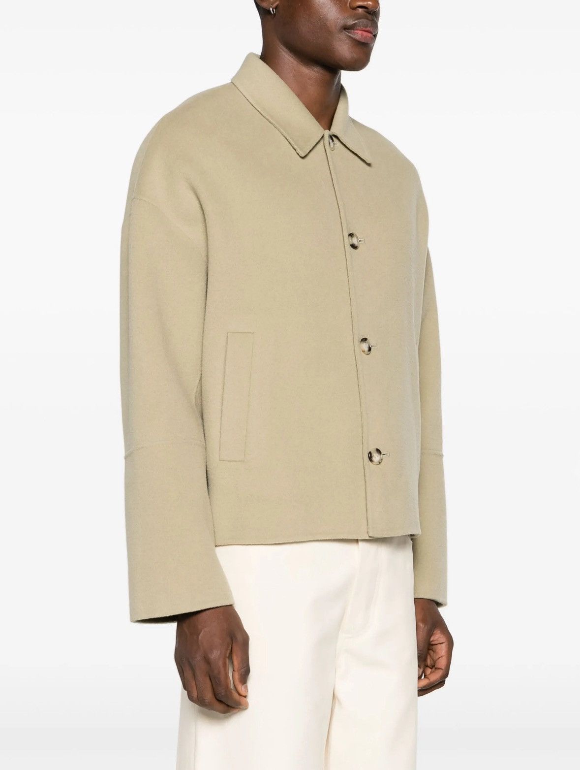 Nanushka Marcin wool-blend cropped jacket Size US L / EU 52-54 / 3 - 2 Thumbnail