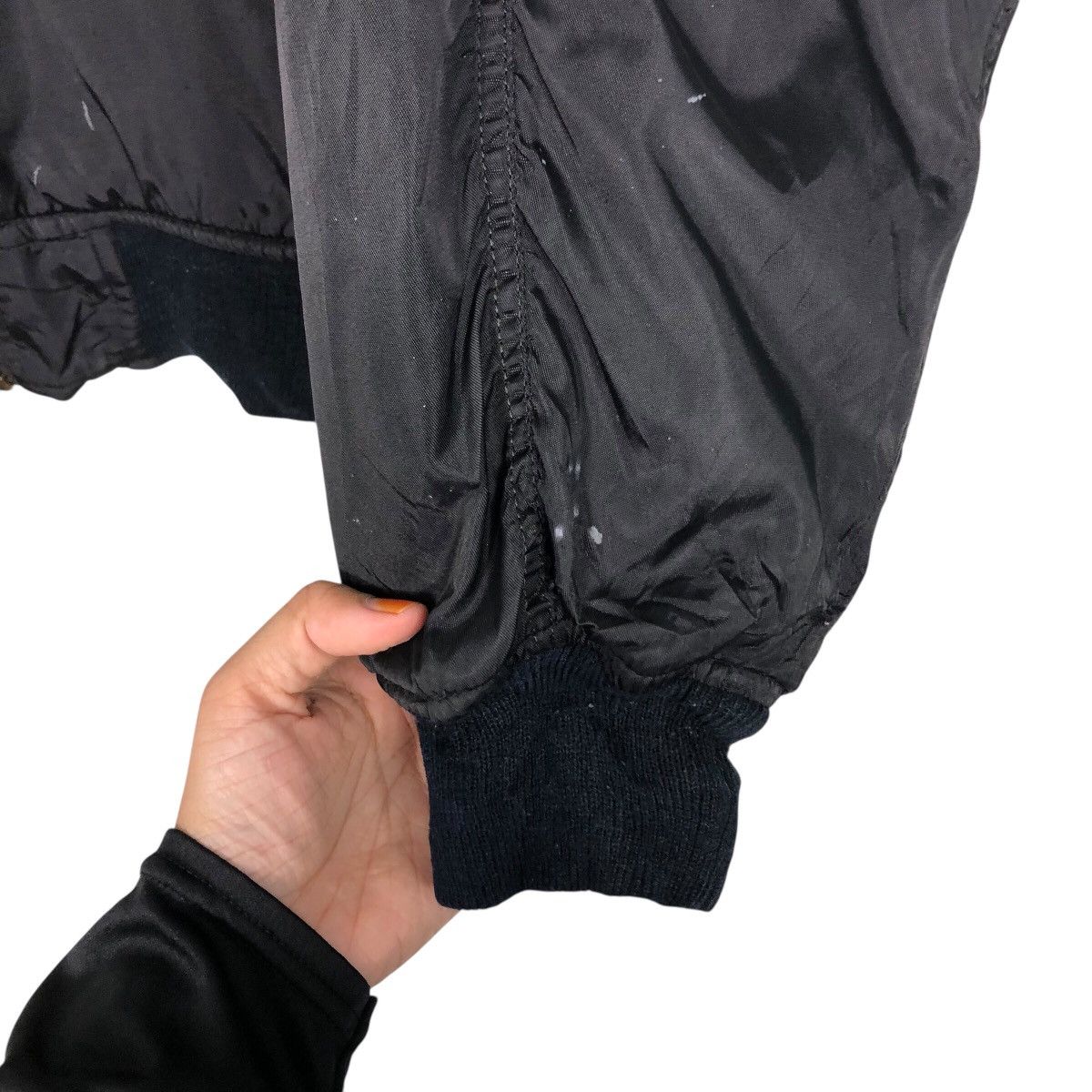 Japanese Brand 📌Vintage Worker Bomber Jacket Panasonic Spell Out Big Logo Size US L / EU 52-54 / 3 - 16 Thumbnail