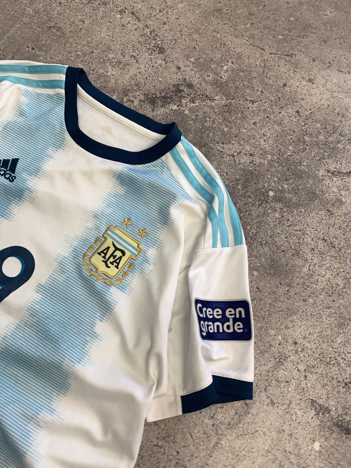 Adidas × Vintage Vintage Y2K blockcore Argentina KunAguero sportswear Jersey Size US M / EU 48-50 / 2 - 6 Thumbnail