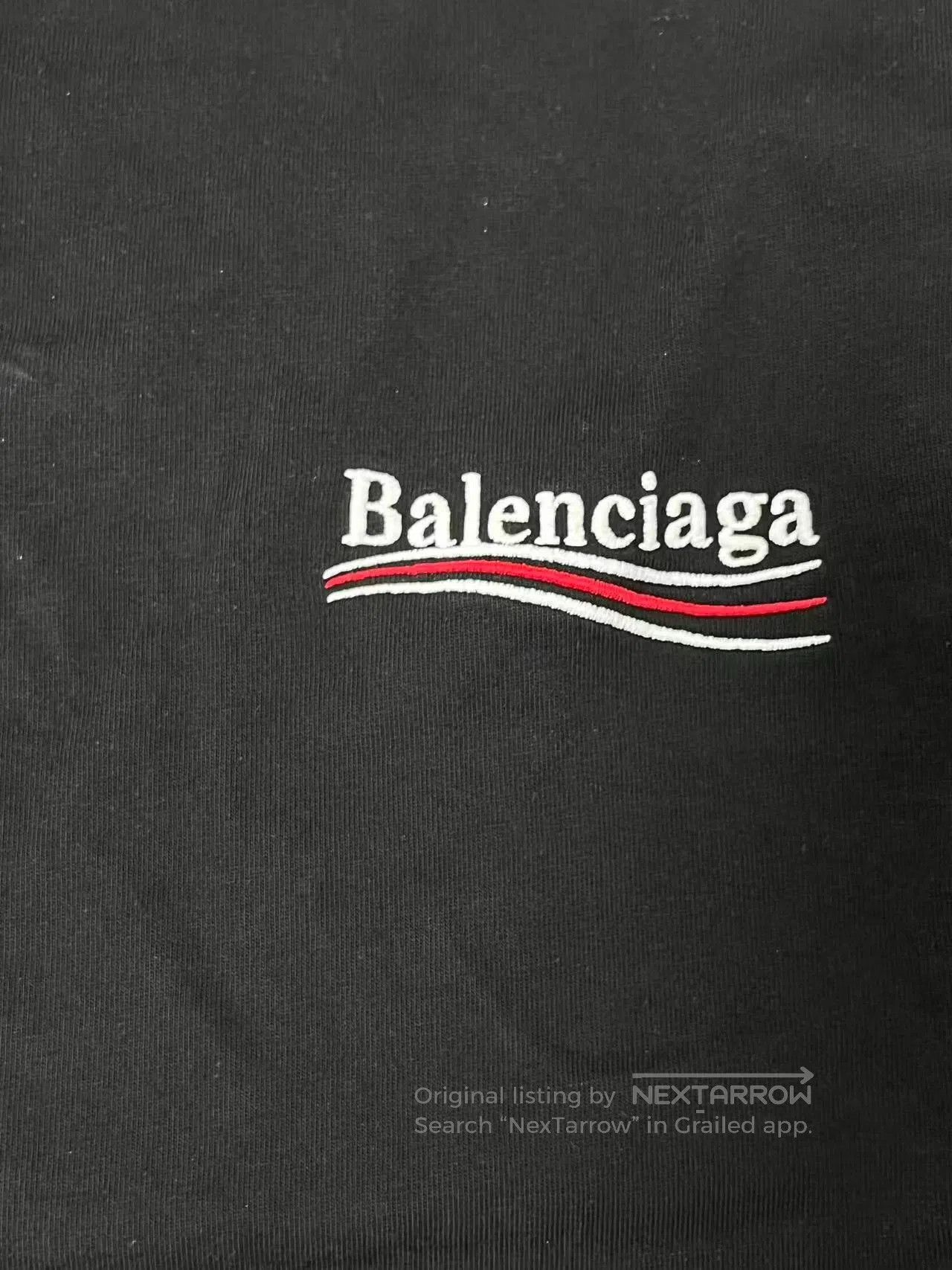 Balenciaga Balenciaga Political Campaign Logo Print Layered Long-Sleev Size US S / EU 44-46 / 1 - 3 Thumbnail