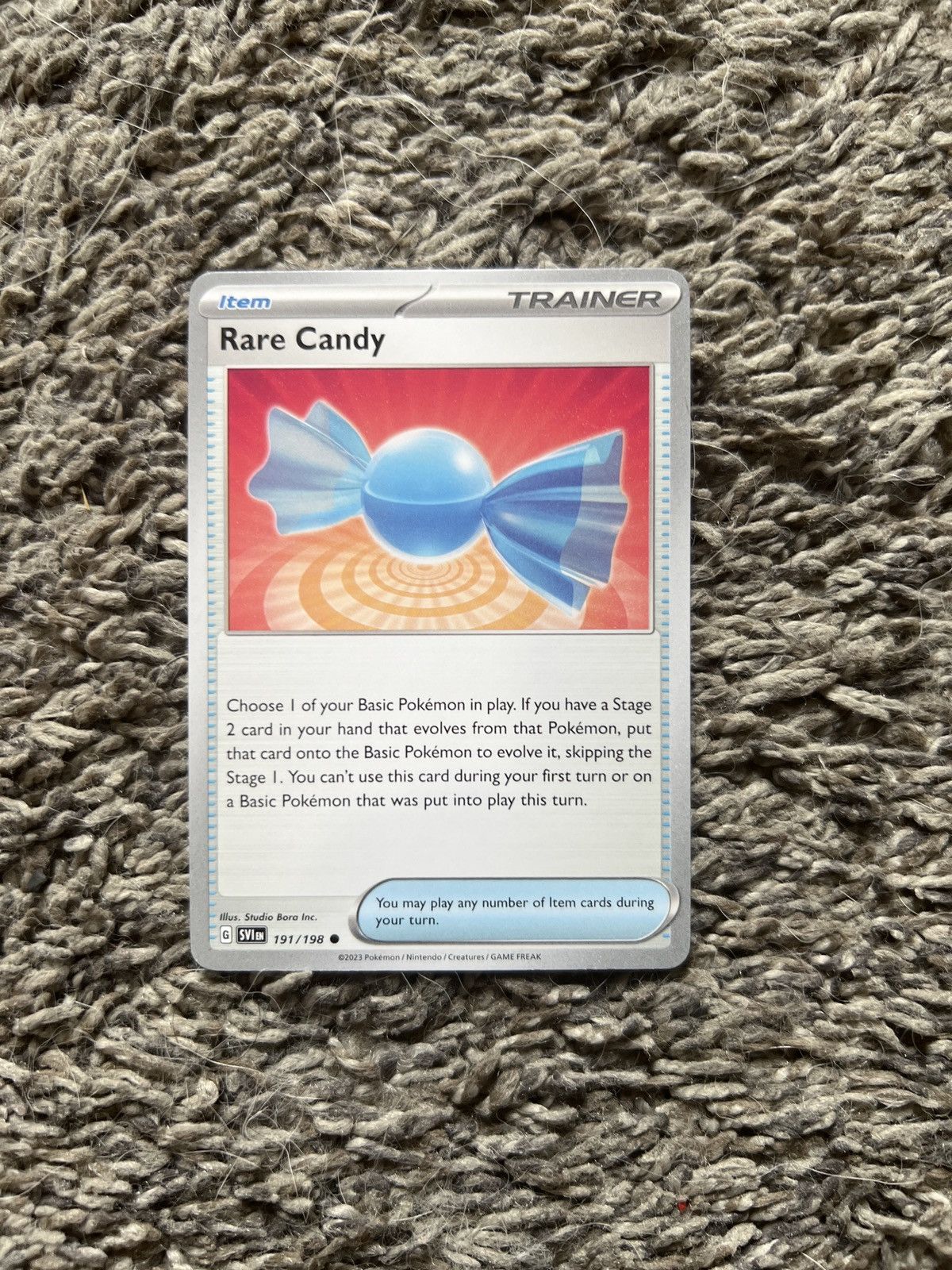 Pokemon 2023 Pokémon Rare Candy Card Size ONE SIZE - 1 Thumbnail