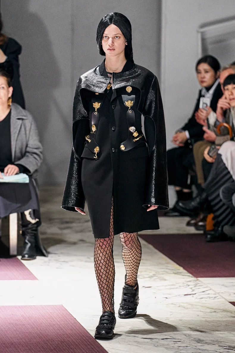 Comme des Garcons Comme Des Garcons Black satin quilted openwork dress Size XS / US 0-2 / IT 36-38 - 2 Thumbnail