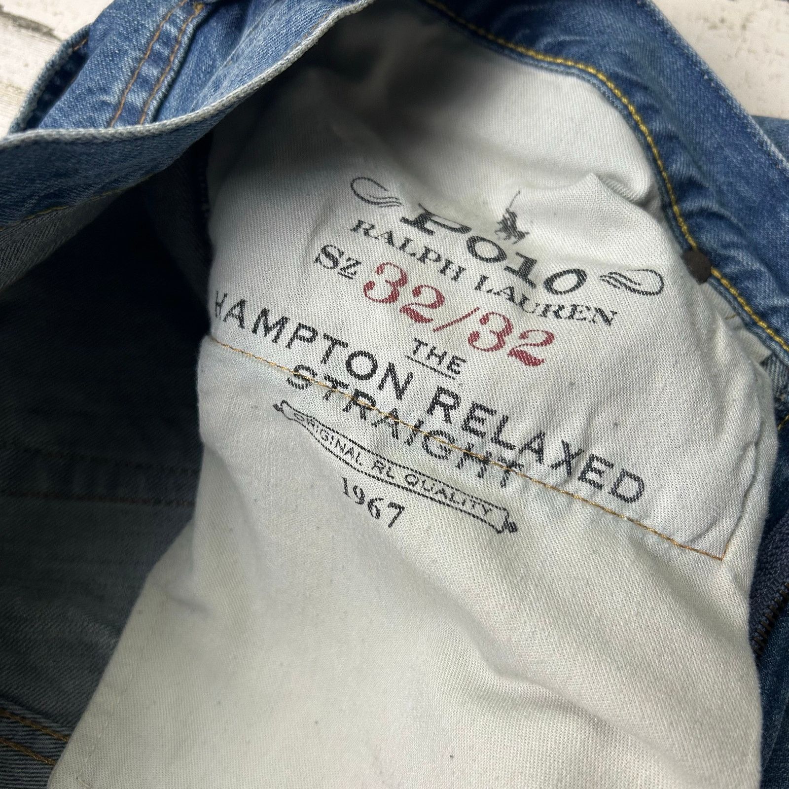 Polo Ralph Lauren Polo Ralph Lauren Denim Relaxed Fit The Hampton-Style Jeans Size US 32 / EU 48 - 6 Thumbnail