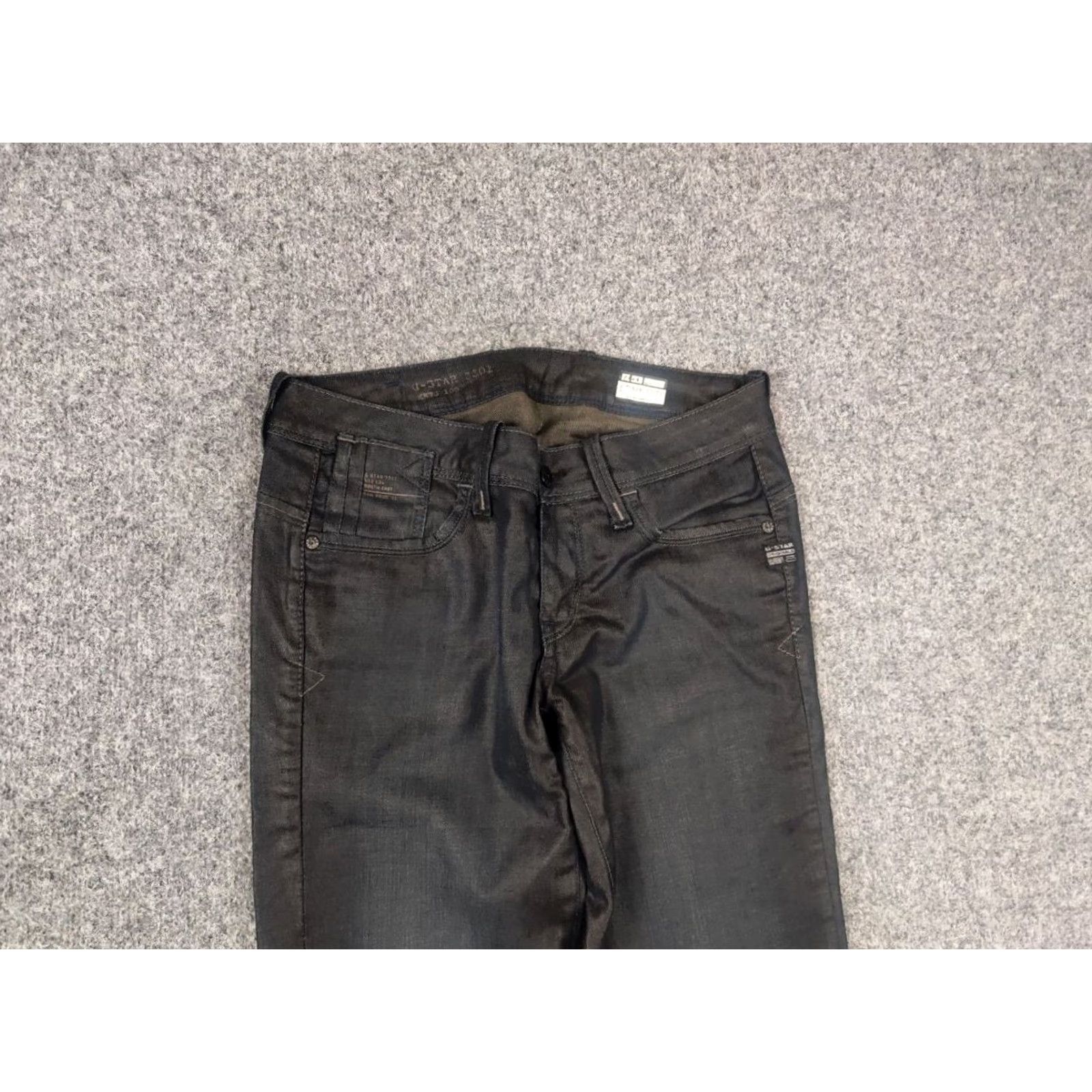 G-Star G Star Raw Elect Straight Jeans 29 Women Blue Low rise 5-Pocket Denim Vintage Y2K Style Stars Brand: G-Star Size 29" - 3 Thumbnail