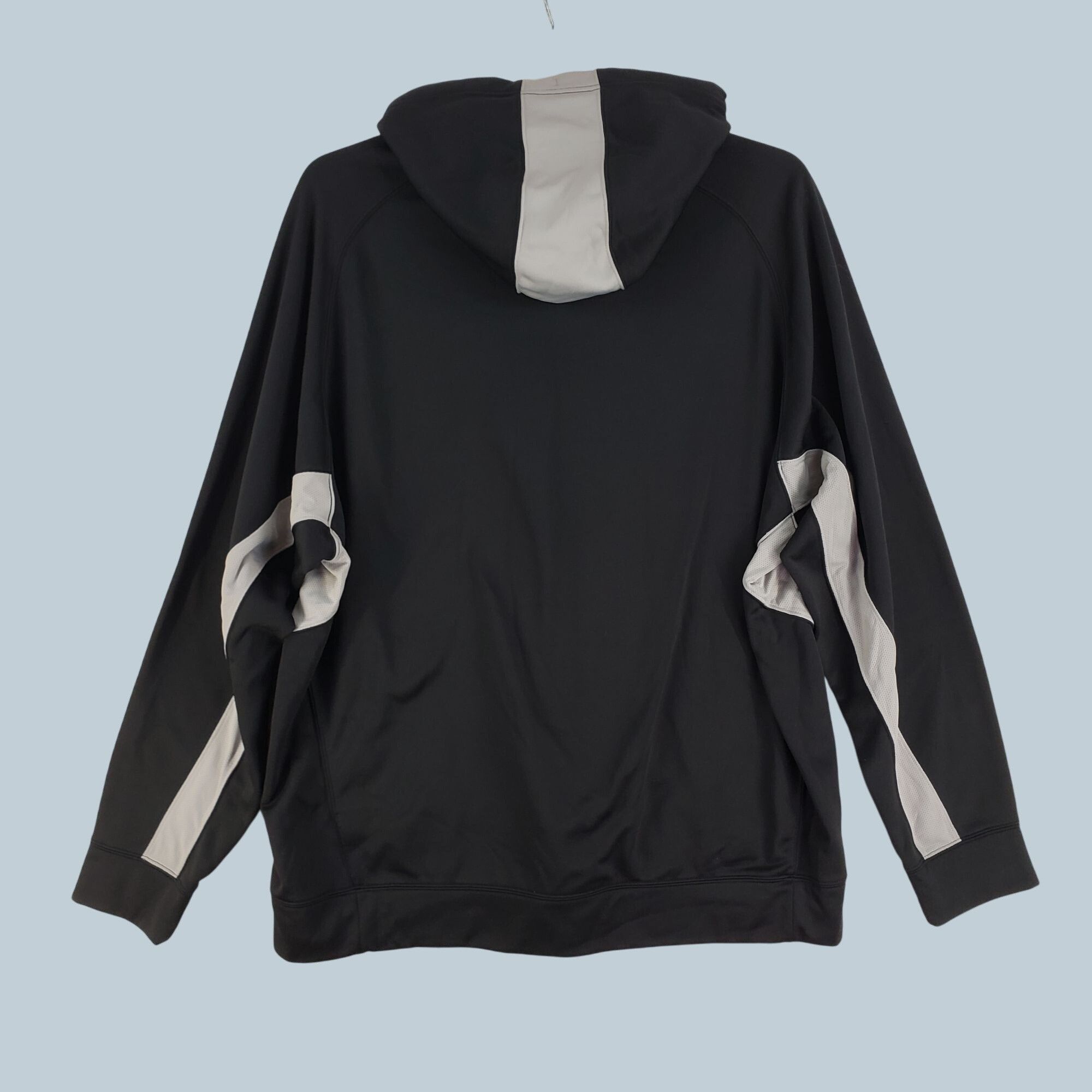 Nike Nike Mens Black & Gray Pullover Hoodie Drawstring Hood & Kan Size US XXL / EU 58 / 5 - 2 Thumbnail