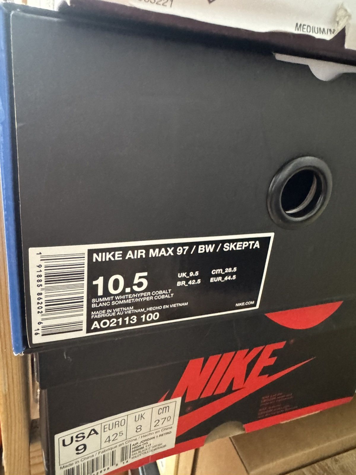 Nike × Skepta Nike AIRMAX 97/BW SKEPTA Size US 10.5 / EU 43-44 - 9 Thumbnail