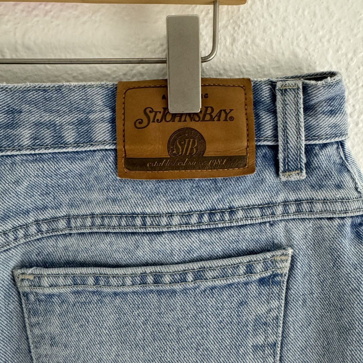 St. Johns Bay ST. JOHNS BAY Vintage 90s Denim Retro High Rise Mom Shorts Size 36" / US 14 / IT 50 - 7 Thumbnail