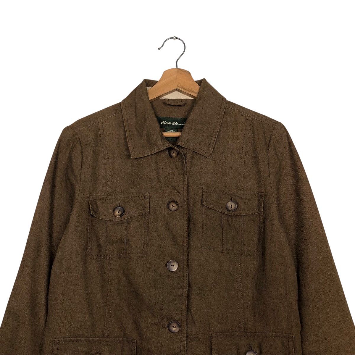 Japanese Brand × Vintage 📌Rich Brown Chore Work Jacket Eddie Bauer Issey Miyake Size US L / EU 52-54 / 3 - 4 Thumbnail