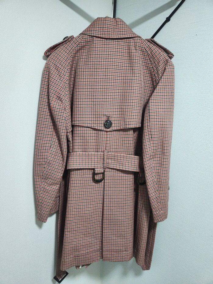Dsquared2 DSQUARED2 Checkered Trench Coat Size XS / US 0-2 / IT 36-38 - 8 Thumbnail