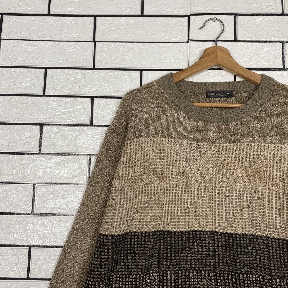 Japanese Brand 📌Vintage Knit Sweatshirt Patrizio Francessa Striped Size US L / EU 52-54 / 3 - 8 Thumbnail
