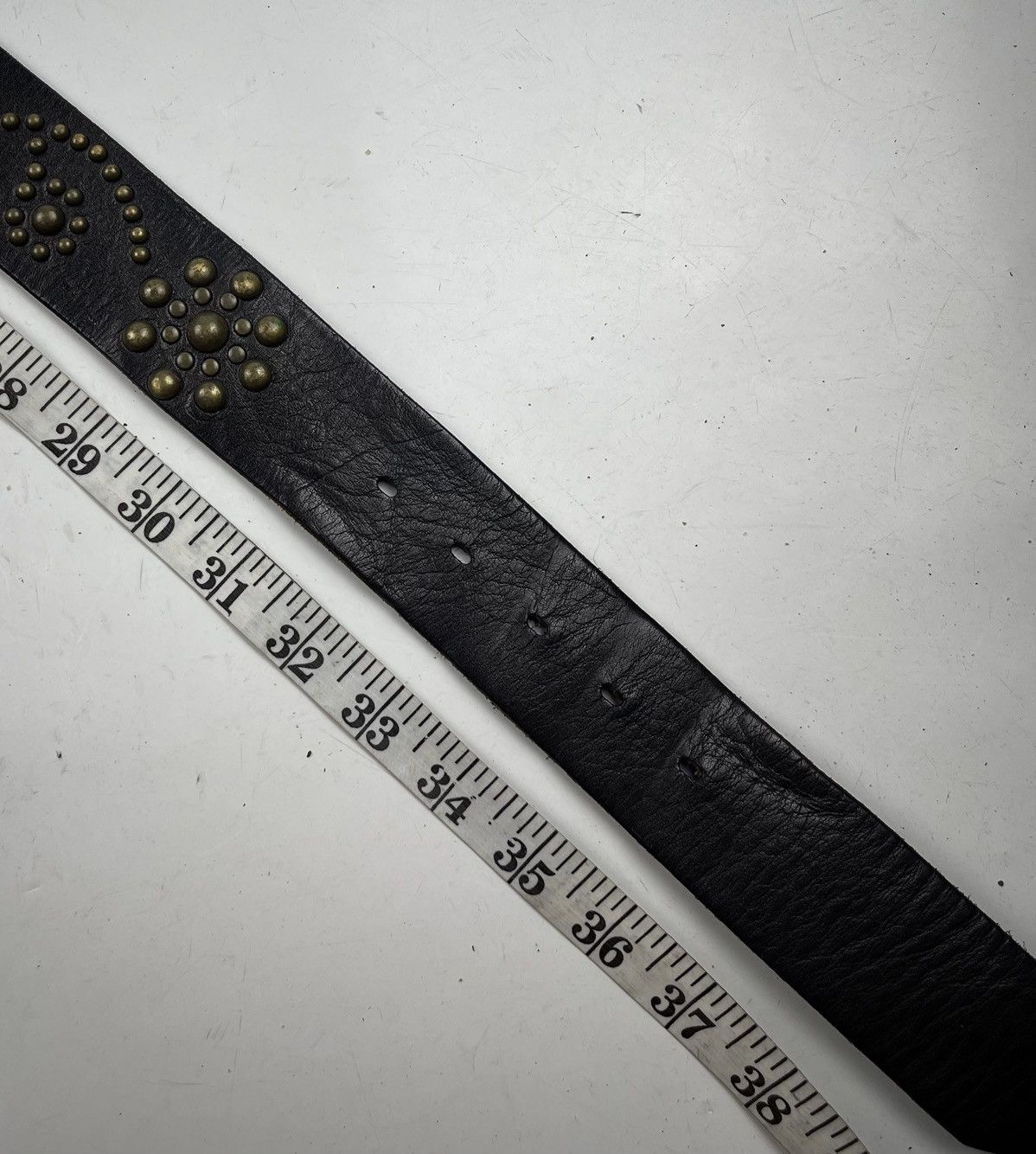 Takeo Kikuchi takeo kukichi studded leather belt tc48 Size 34 - 4 Thumbnail