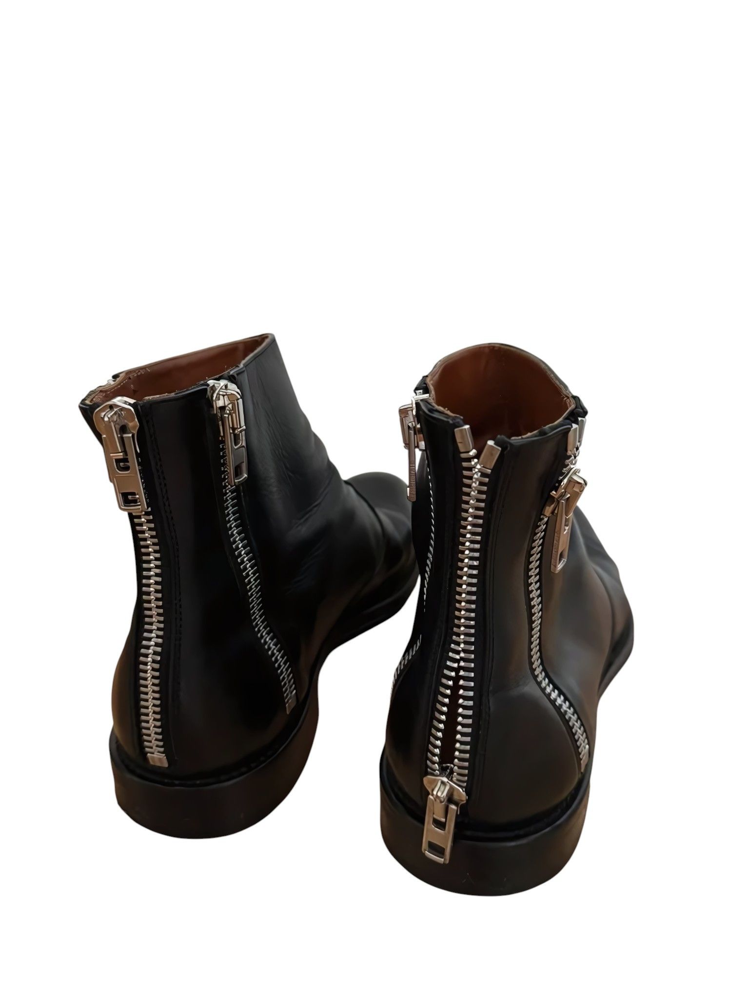 Givenchy 3 ZIP LEATHER BOOTS Size US 8 / EU 41 - 3 Thumbnail