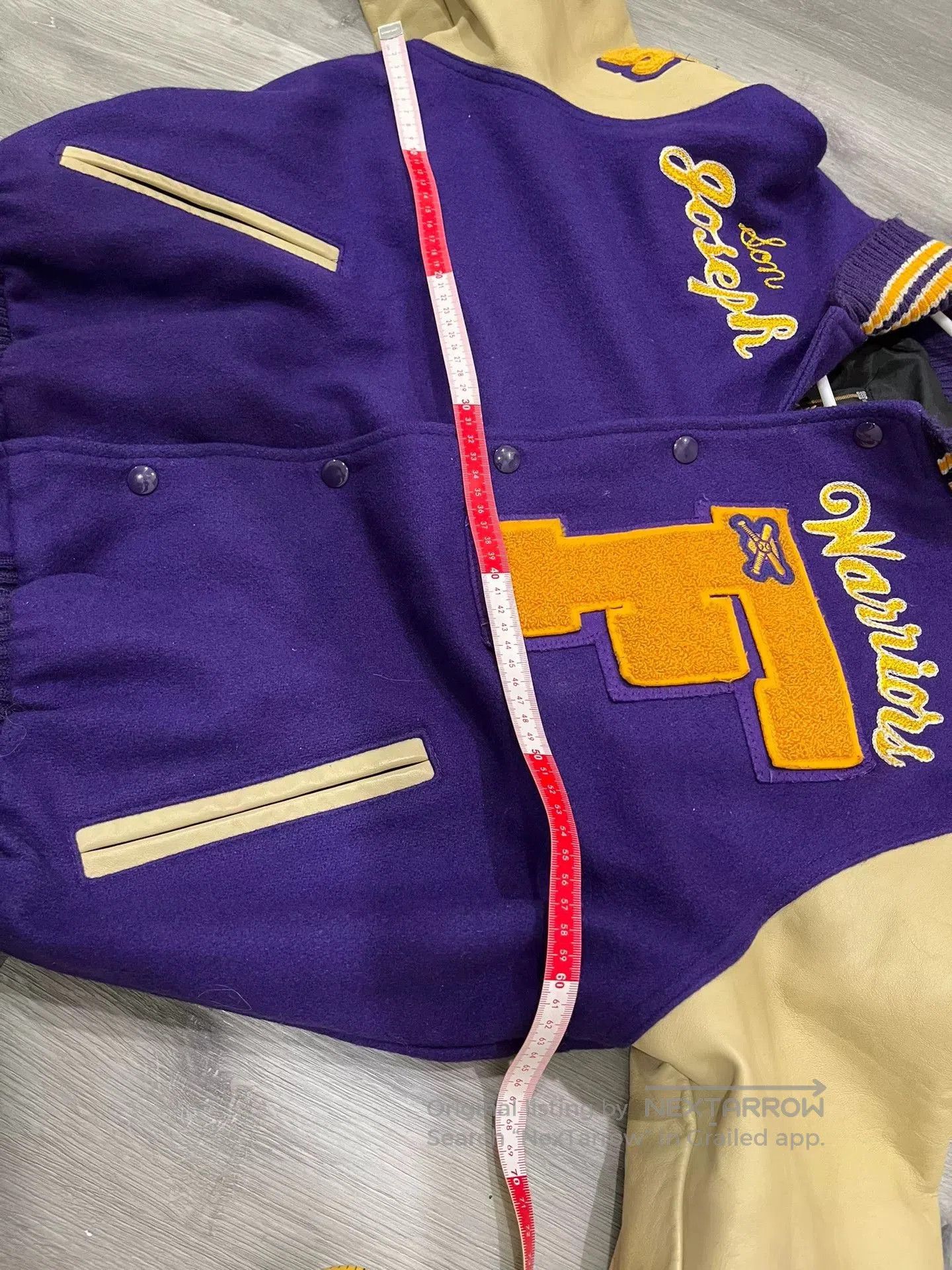 Rennoc Rennoc Whiteville Letterman Vintage Jacket. Size US M / EU 48-50 / 2 - 5 Thumbnail