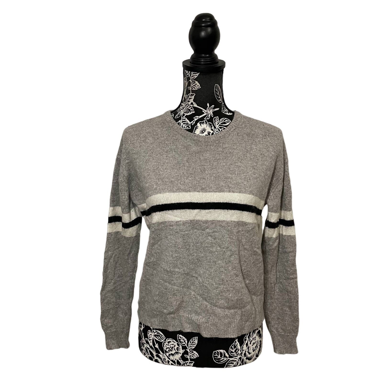 Brandy Melville Brandy Melville Wool Blend Sweater Horizontal Stripes OS Size ONE SIZE - 1 Thumbnail