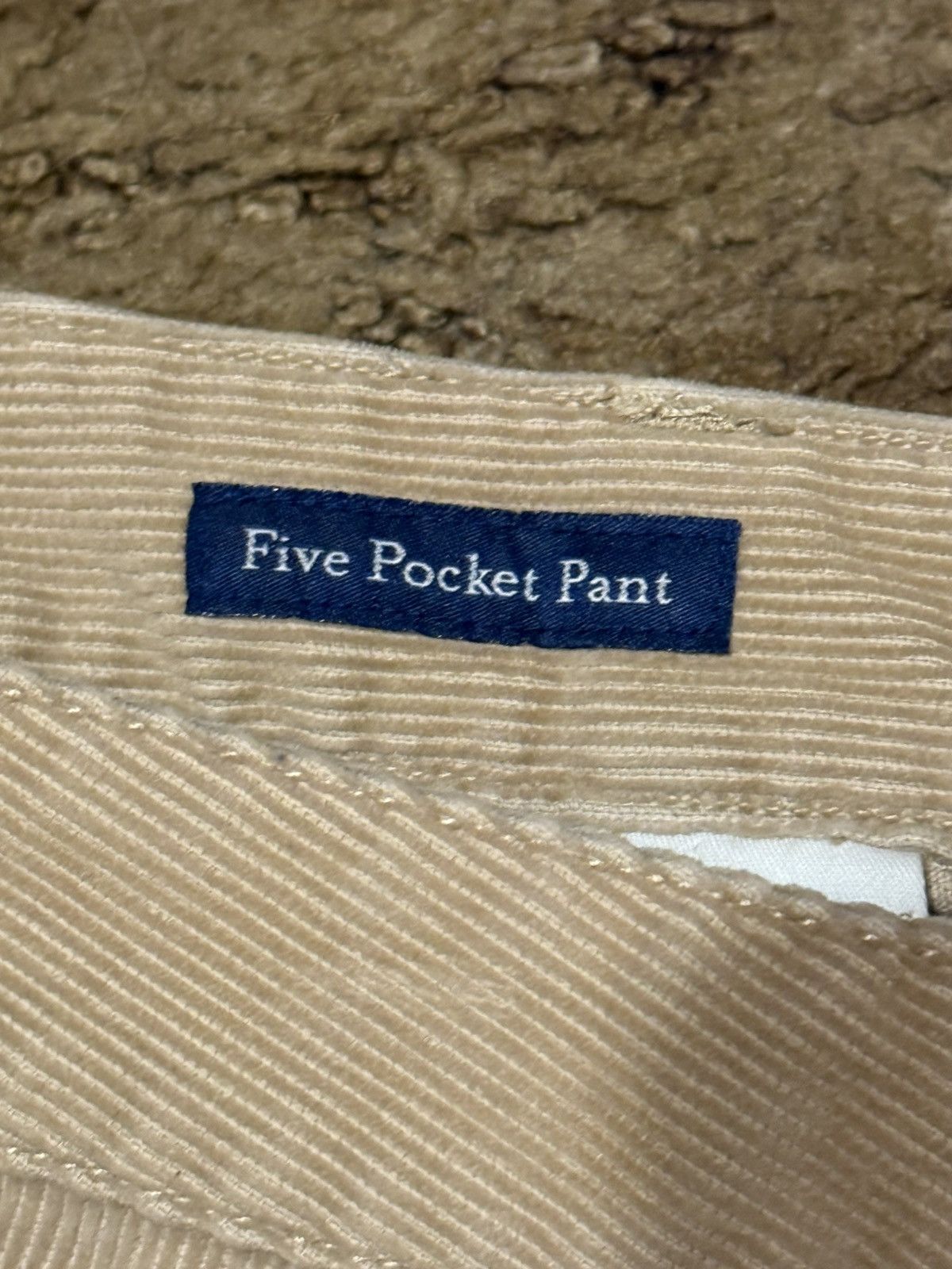 Vineyard Vines Vineyard Vines Mens Beige Corduroy Five Pocket Pants 33 x 32 Size US 33 - 9 Thumbnail