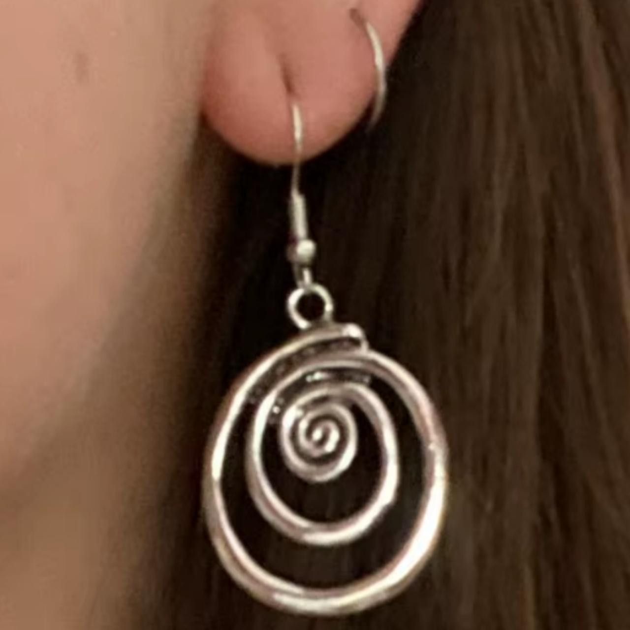 Other Retro Old Spiral Dangle Earrings Size ONE SIZE - 2 Thumbnail