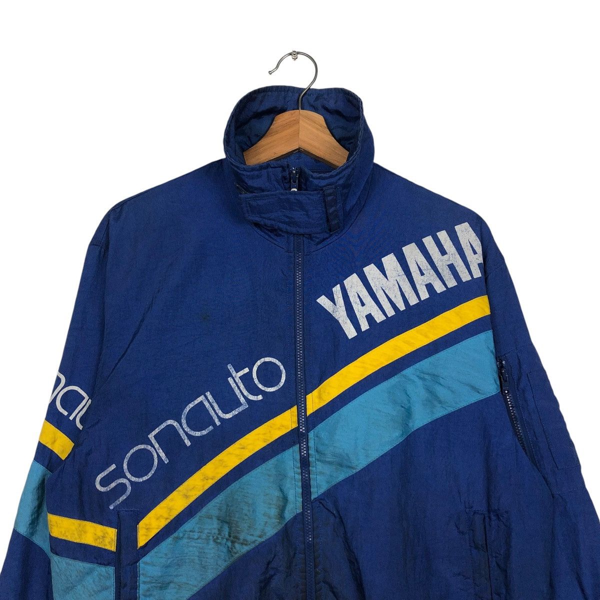 Vintage 🔥VINTAGE BOMBER JACKET RACING SONAUTO YAMAHA BIG LOGO Size US M / EU 48-50 / 2 - 5 Thumbnail