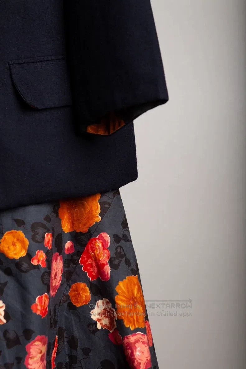 Comme des Garcons Comme Des Garcons size M Floral print, deconstructed silho Size 22" - 4 Thumbnail