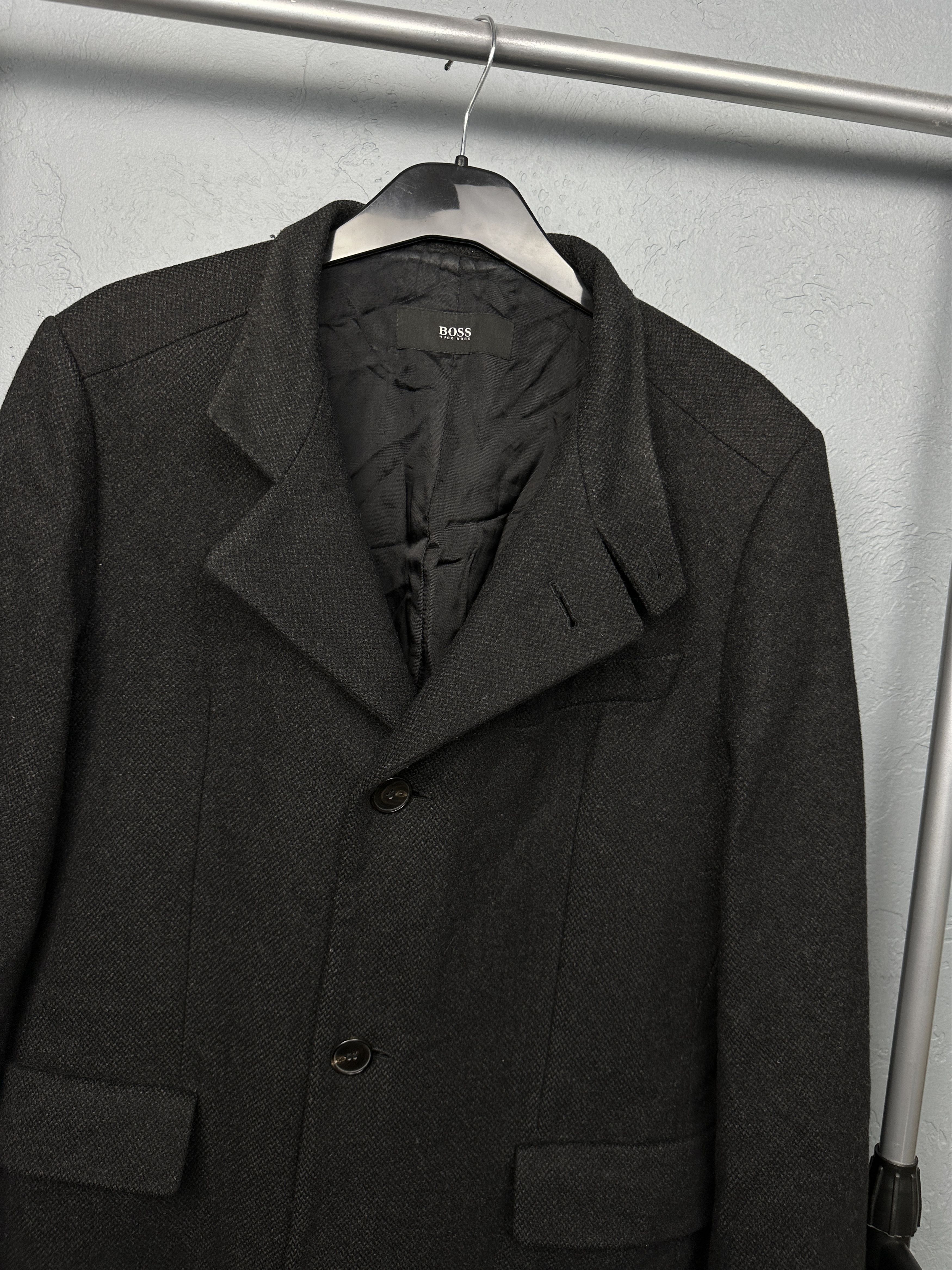 Hugo Boss Hugo Boss Vintage Mens Wool Coat Jacket Size US M / EU 48-50 / 2 - 2 Thumbnail