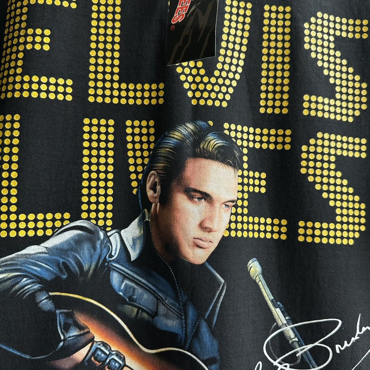 Band Tees × Vintage Vintage Elvis Presley Love Me Tender Rock Band Tee Size US M / EU 48-50 / 2 - 3 Thumbnail