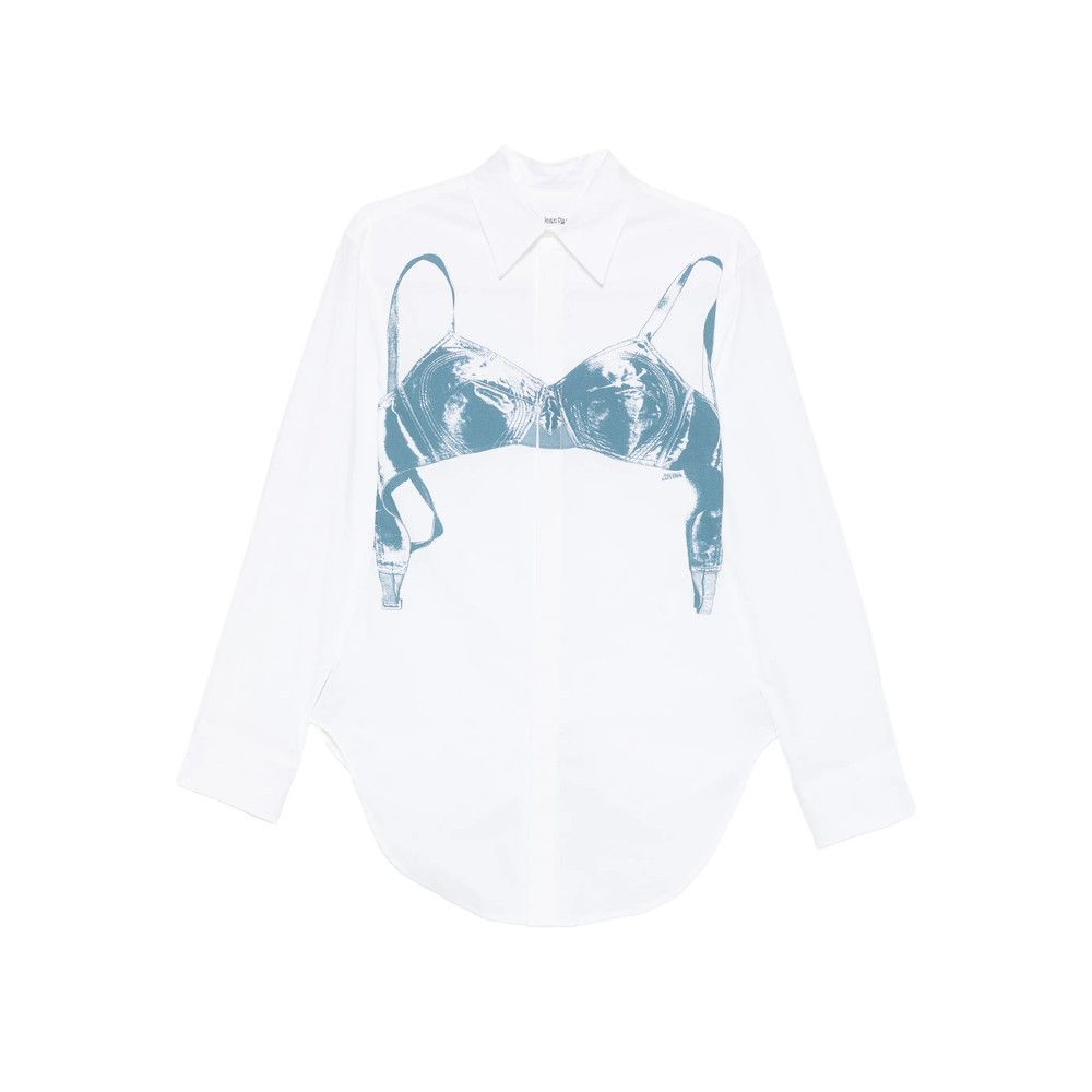 Jean Paul Gaultier Jean Paul Gaultier WHITE Tops - Shirts Size S / US 4 / IT 40 - 1 Thumbnail