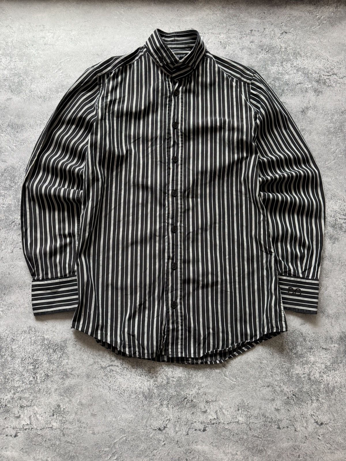 Dolce & Gabbana Vintage Dolce&Gabbana Striped Button Up Shirt Size US S / EU 44-46 / 1 - 1 Thumbnail