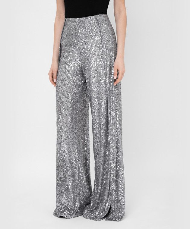 Tom Ford o1y0126 Sweatpant in Silver Size 34" / US 12 / IT 48 - 2 Thumbnail