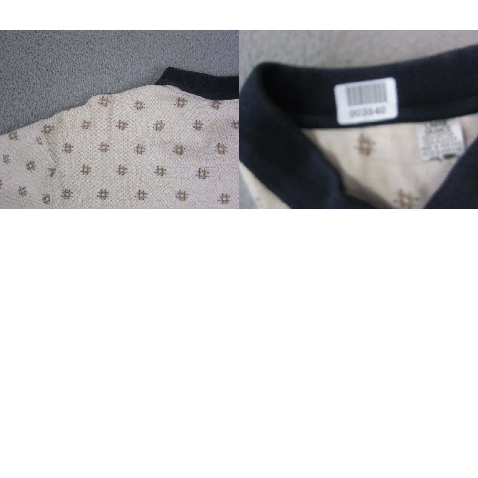 Vintage Vintage Polo Shirt Mens Large Beige Geometric Short Sleeve 90s Golf Logo Classic Casual Polo Shirt Mens L Beige 90s Golf Size US L / EU 52-54 / 3 - 9 Thumbnail